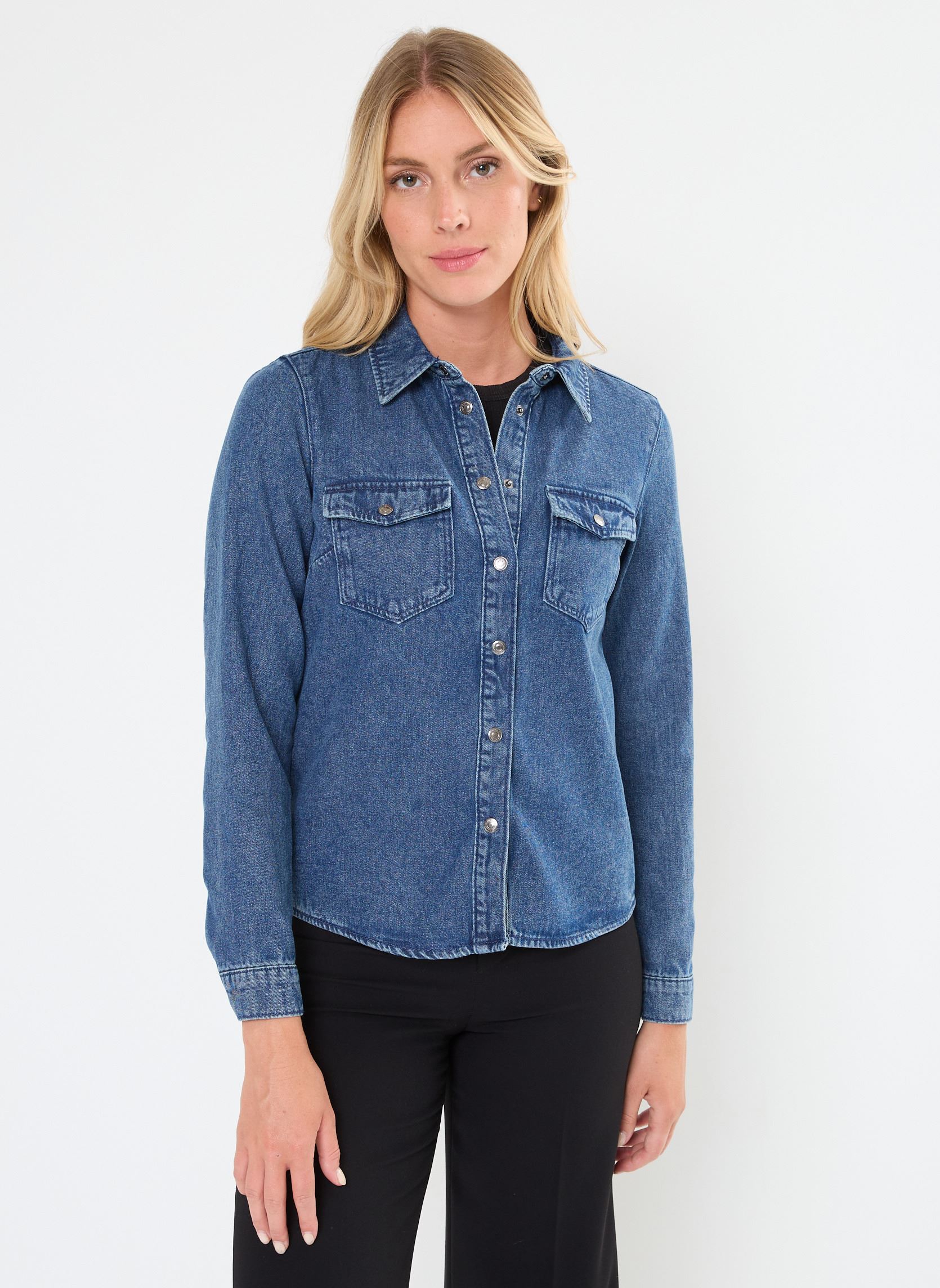 Vêtements Vero Moda VMJENNIE LS SHIRT MIX NOOS pour Accessoires