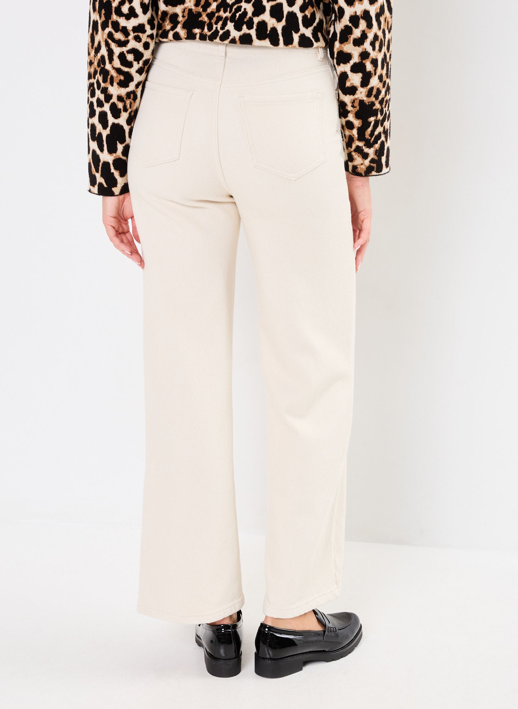 Jeans larghi VMKATHY HR WIDE ECRU JEANS GU424 donna bianco Vero Moda Jeans larghi VMKATHY HR WIDE ECRU JEANS GU424 donna bianco Ecru