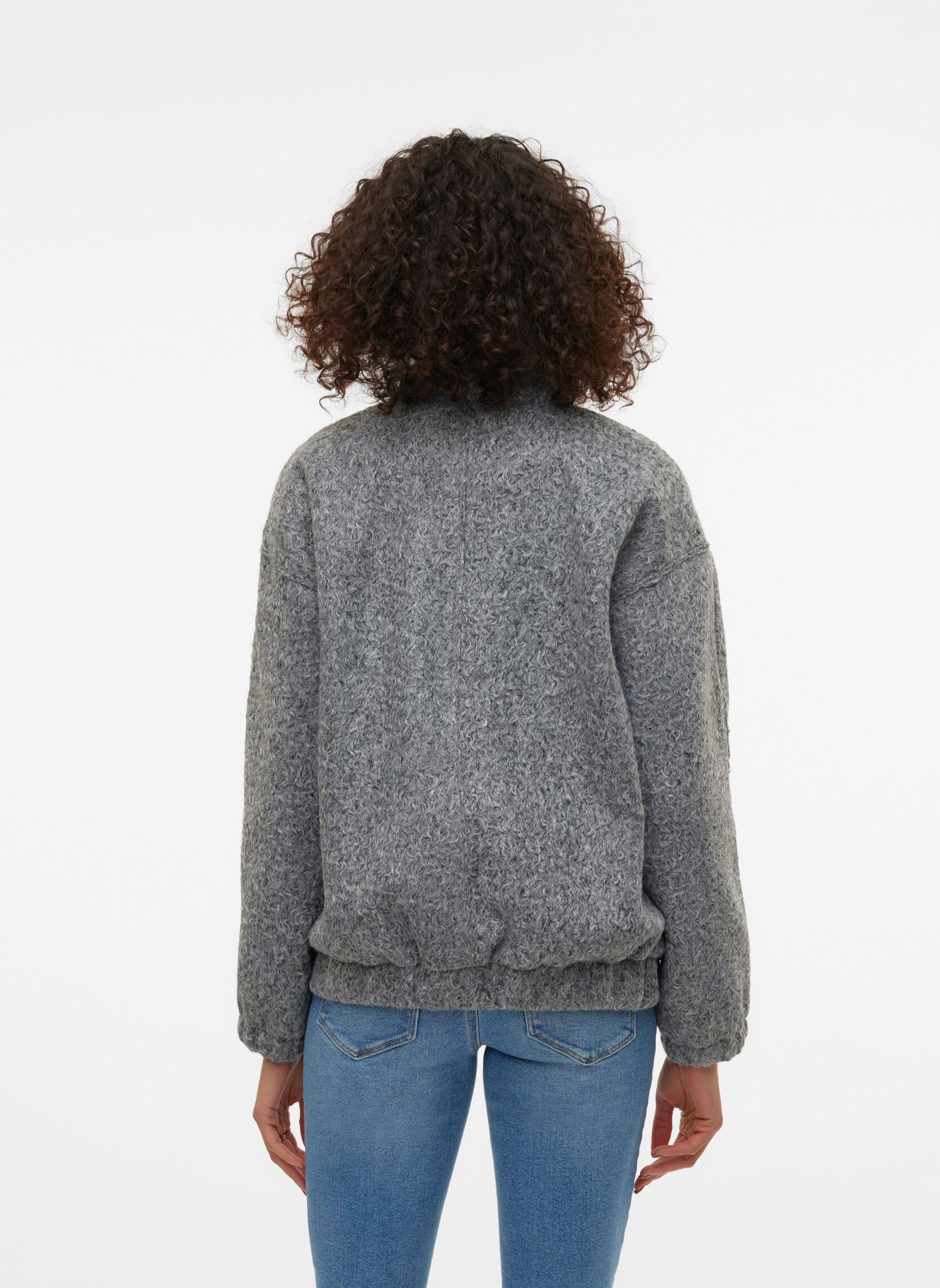 Blousons VMAMBER ELITE BOMBER JACKET NOOS femme bleu Vero Moda Blousons VMAMBER ELITE BOMBER JACKET NOOS femme bleu Medium Grey Melange