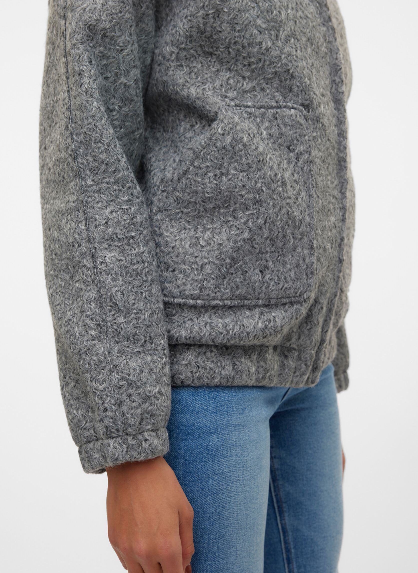 Blousons VMAMBER ELITE BOMBER JACKET NOOS femme bleu Vero Moda Blousons VMAMBER ELITE BOMBER JACKET NOOS femme bleu Medium Grey Melange