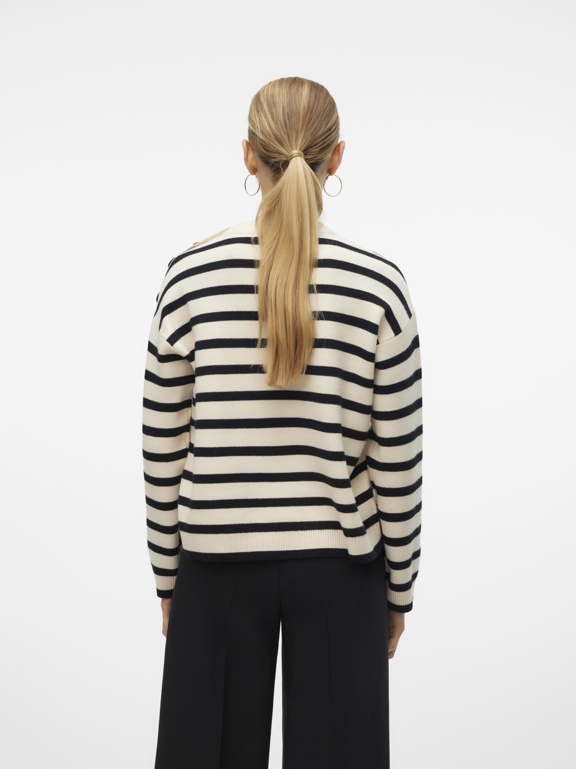 Pullover VMSABA LS O-NECK BUTTON PULLOVER GA NOOS damen beige Vero Moda Pullover VMSABA LS O-NECK BUTTON PULLOVER GA NOOS damen beige BIRCH