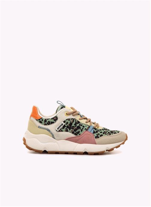 MTNG Baskets basses Sneakers Femme MTNG CLIMB vert femme beige