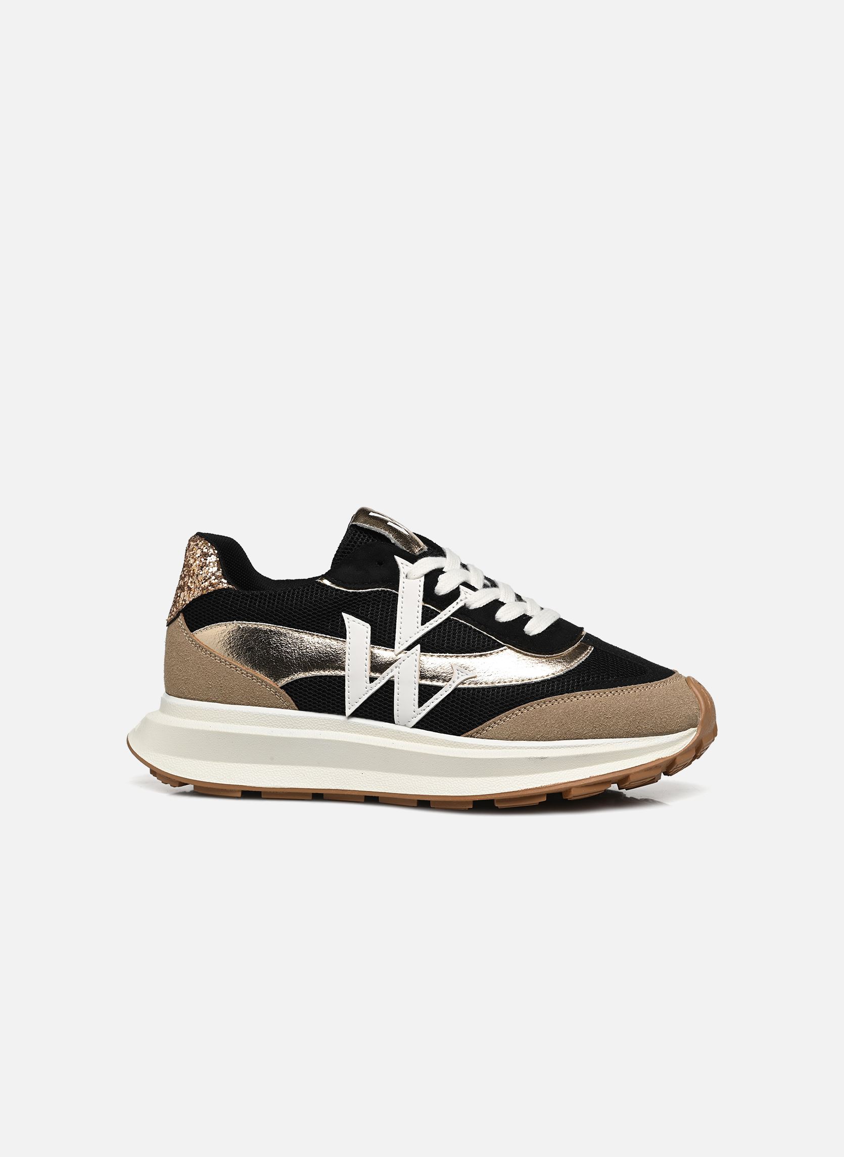 Baskets ALICIA femme noir Vanessa Wu Baskets ALICIA femme noir OR