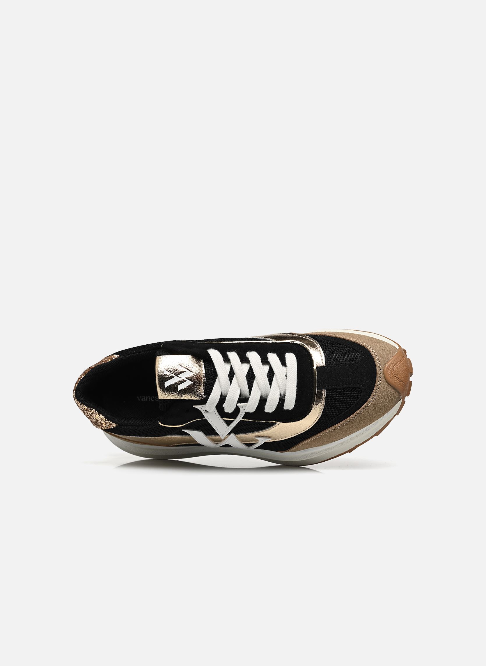Baskets ALICIA femme noir Vanessa Wu Baskets ALICIA femme noir OR