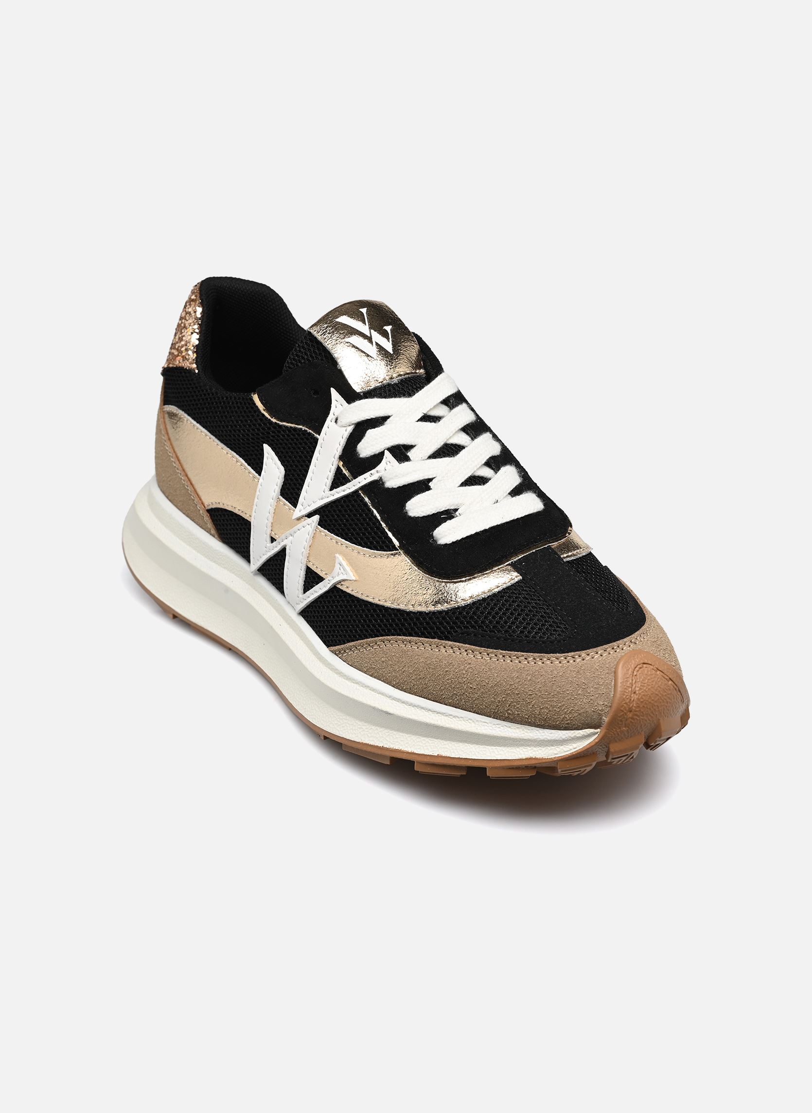 Baskets ALICIA femme noir Vanessa Wu Baskets ALICIA femme noir OR