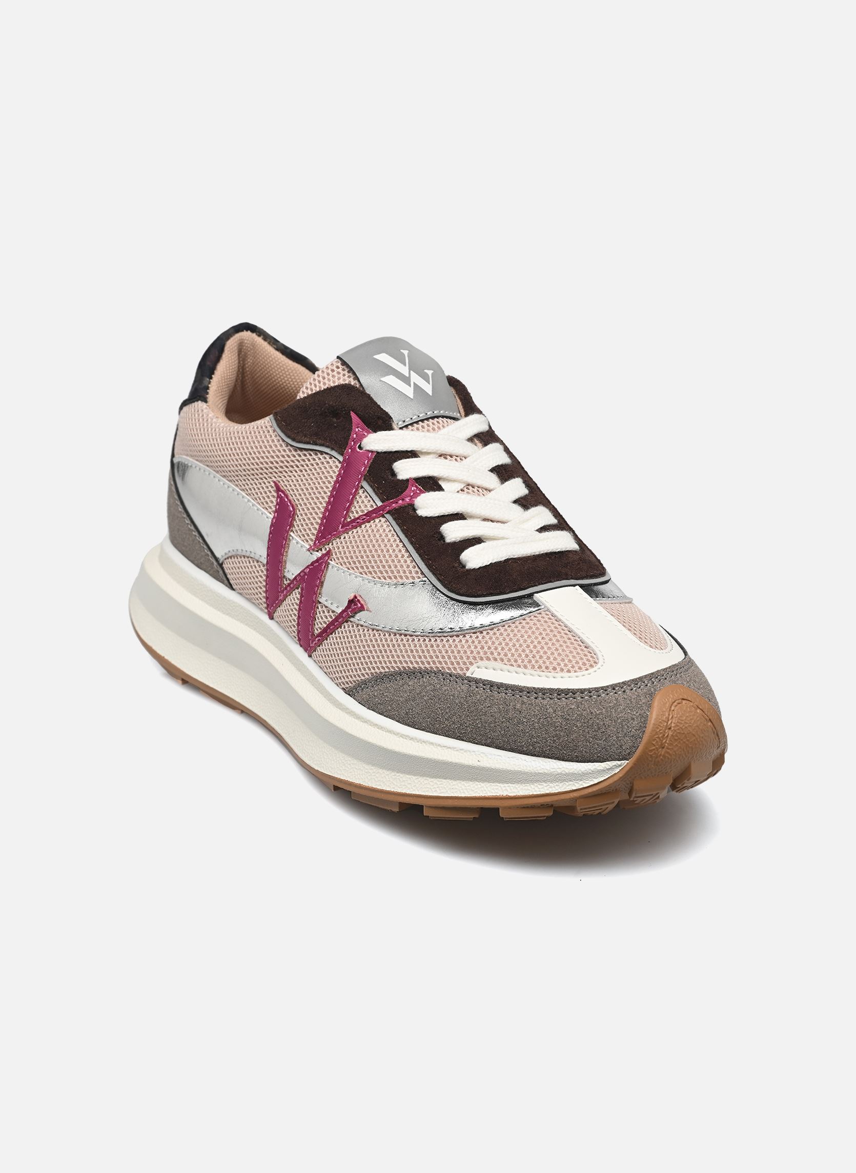 Baskets ALICIA femme multicolore Vanessa Wu Baskets ALICIA femme multicolore ARGENT