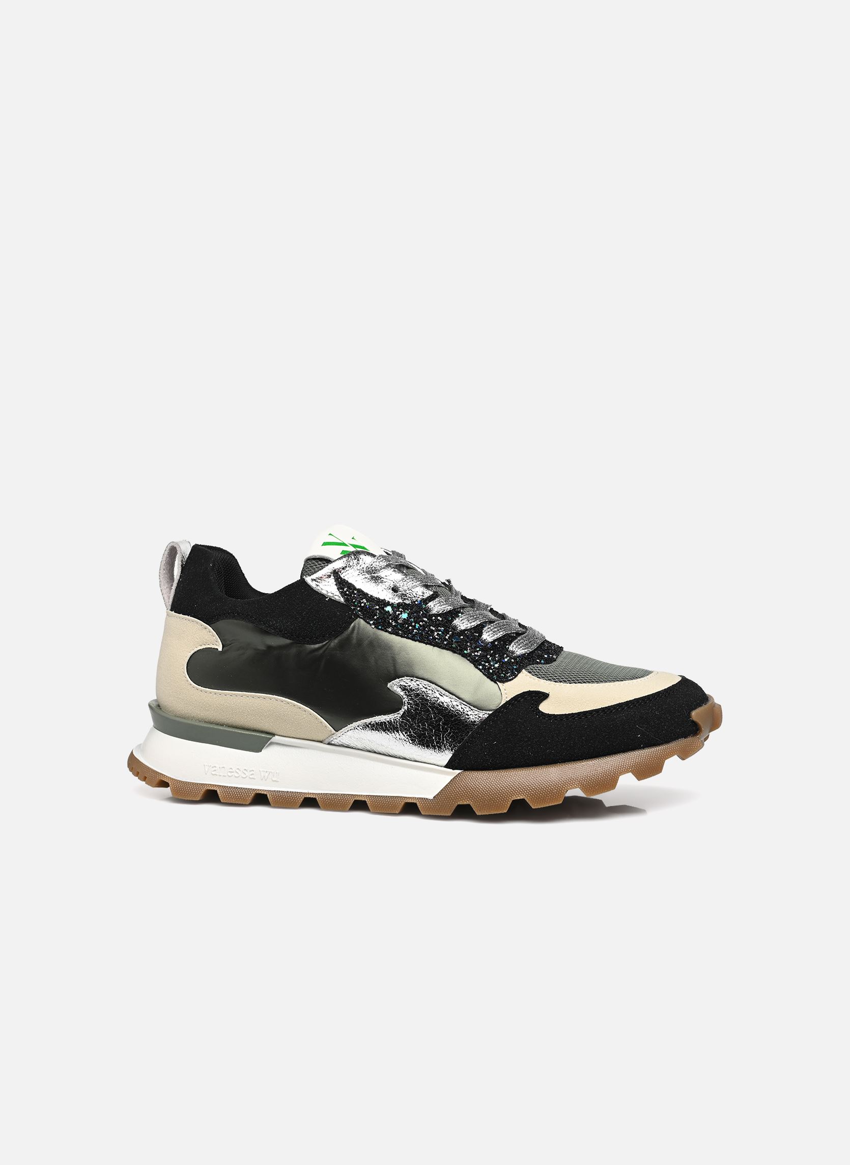 Niedrige Sneaker LOUISA damen mehrfarbig Vanessa Wu Niedrige Sneaker LOUISA damen mehrfarbig Kaki