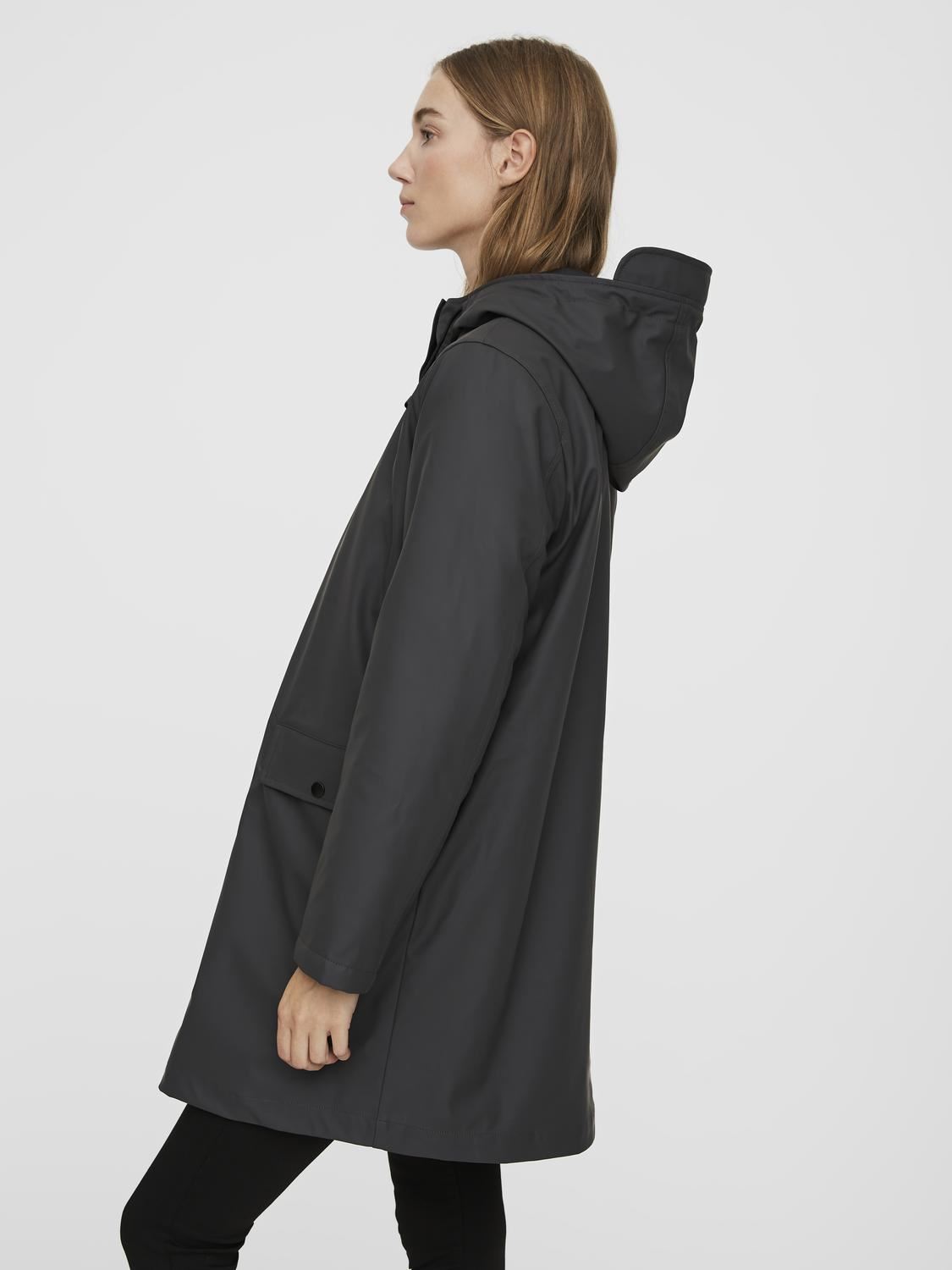 Manteaux VMASTA 3/4 TEDDY COATED JACKET femme noir Vero Moda Manteaux VMASTA 3/4 TEDDY COATED JACKET femme noir Black