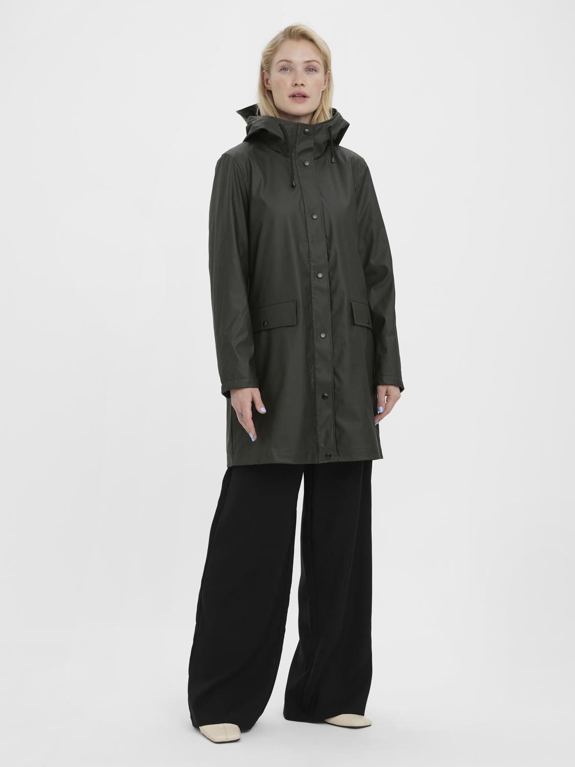Manteaux VMASTA 3/4 TEDDY COATED JACKET femme vert Vero Moda Manteaux VMASTA 3/4 TEDDY COATED JACKET femme vert Balsam Green