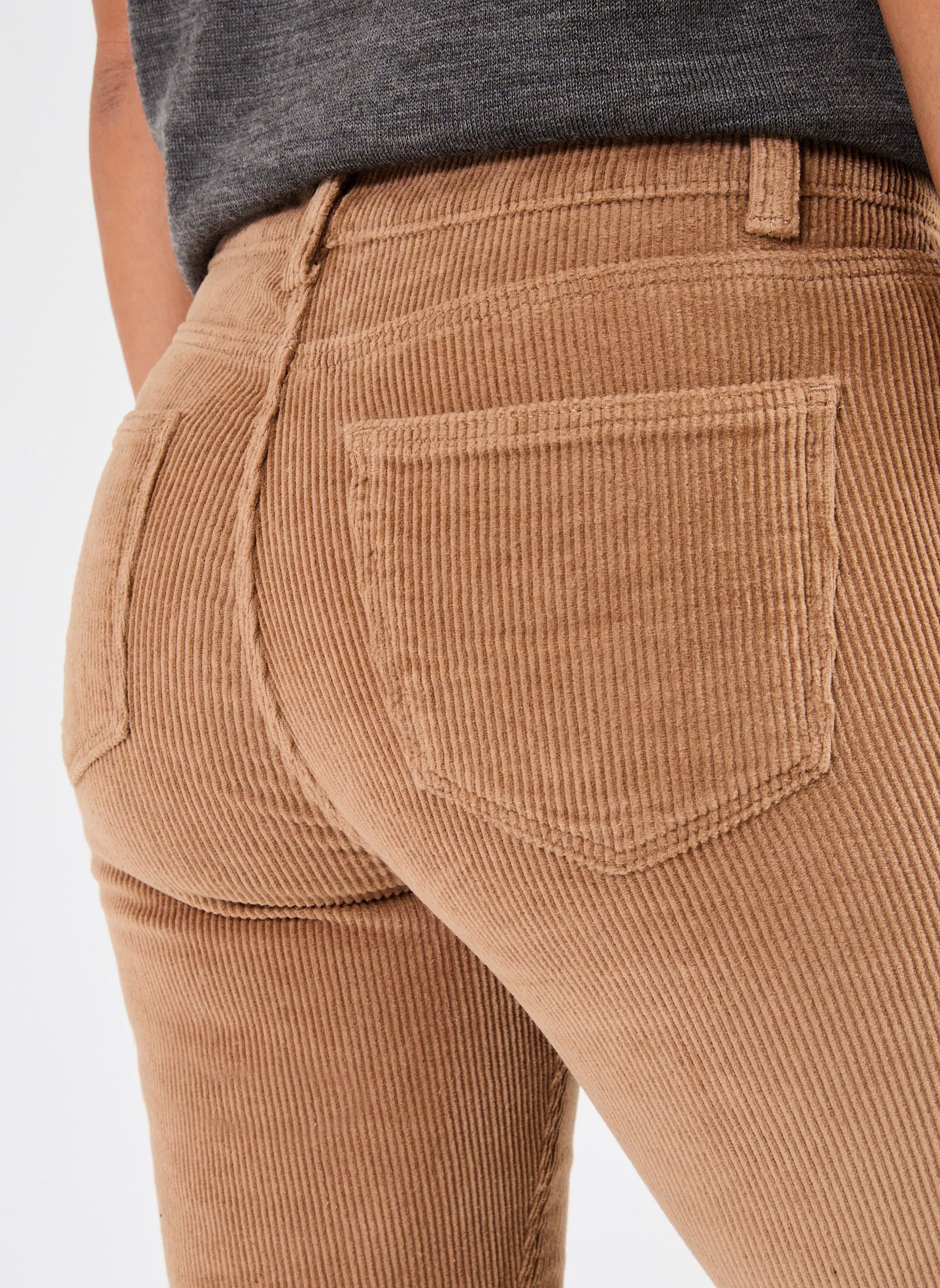 Pantaloni dritti VMBRENDA HR MOM ANK CORD PANTS LCS donna marrone Vero Moda Pantaloni dritti VMBRENDA HR MOM ANK CORD PANTS LCS donna marrone Tigers Eye