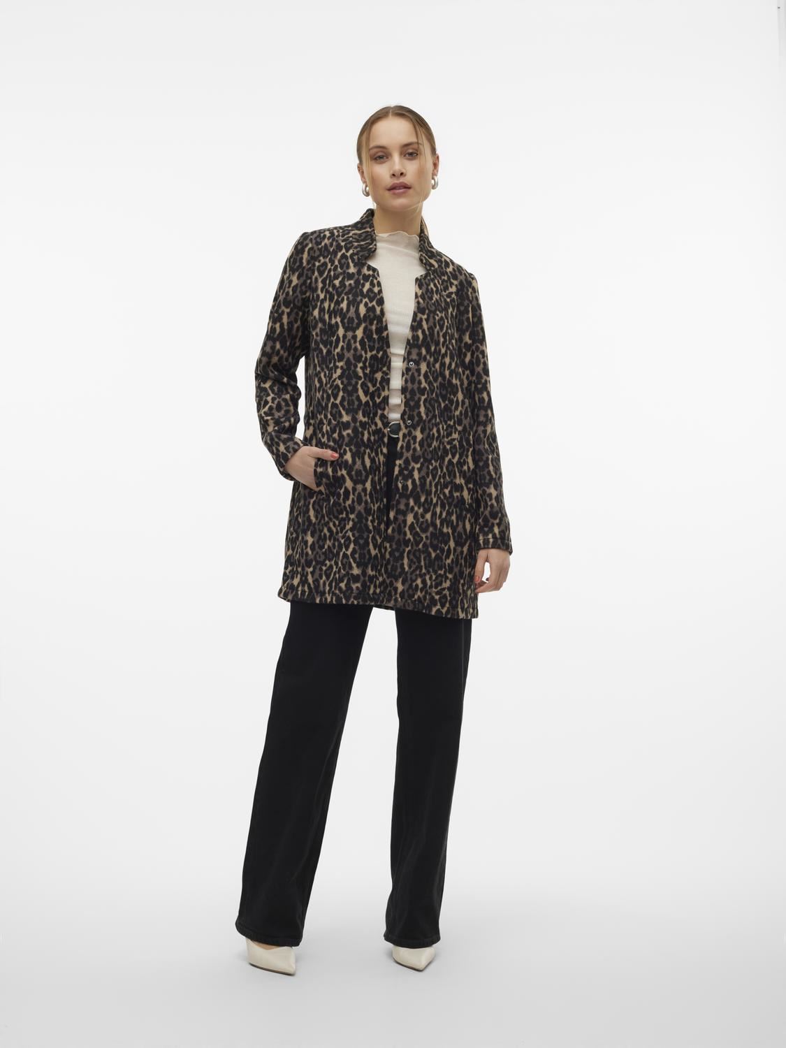Mantels VMBRUSHEDKATRINELEO AW JACKET GA ENT dames bruin Vero Moda Mantels VMBRUSHEDKATRINELEO AW JACKET GA ENT dames bruin Sepia Tint