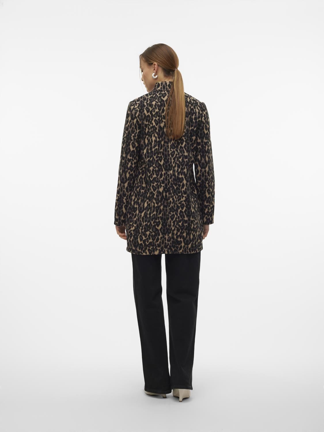 Mantels VMBRUSHEDKATRINELEO AW JACKET GA ENT dames bruin Vero Moda Mantels VMBRUSHEDKATRINELEO AW JACKET GA ENT dames bruin Sepia Tint