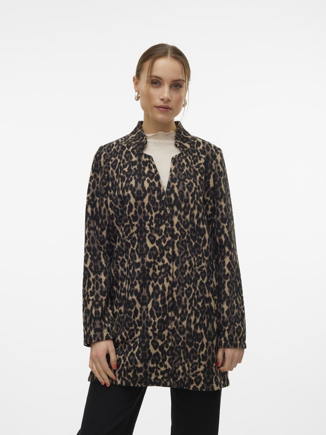 Mantels VMBRUSHEDKATRINELEO AW JACKET GA ENT dames bruin Vero Moda Mantels VMBRUSHEDKATRINELEO AW JACKET GA ENT dames bruin Sepia Tint