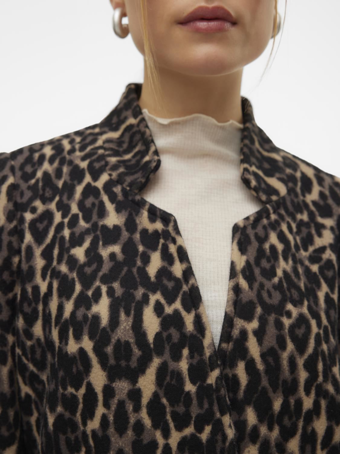 Mantels VMBRUSHEDKATRINELEO AW JACKET GA ENT dames bruin Vero Moda Mantels VMBRUSHEDKATRINELEO AW JACKET GA ENT dames bruin Sepia Tint