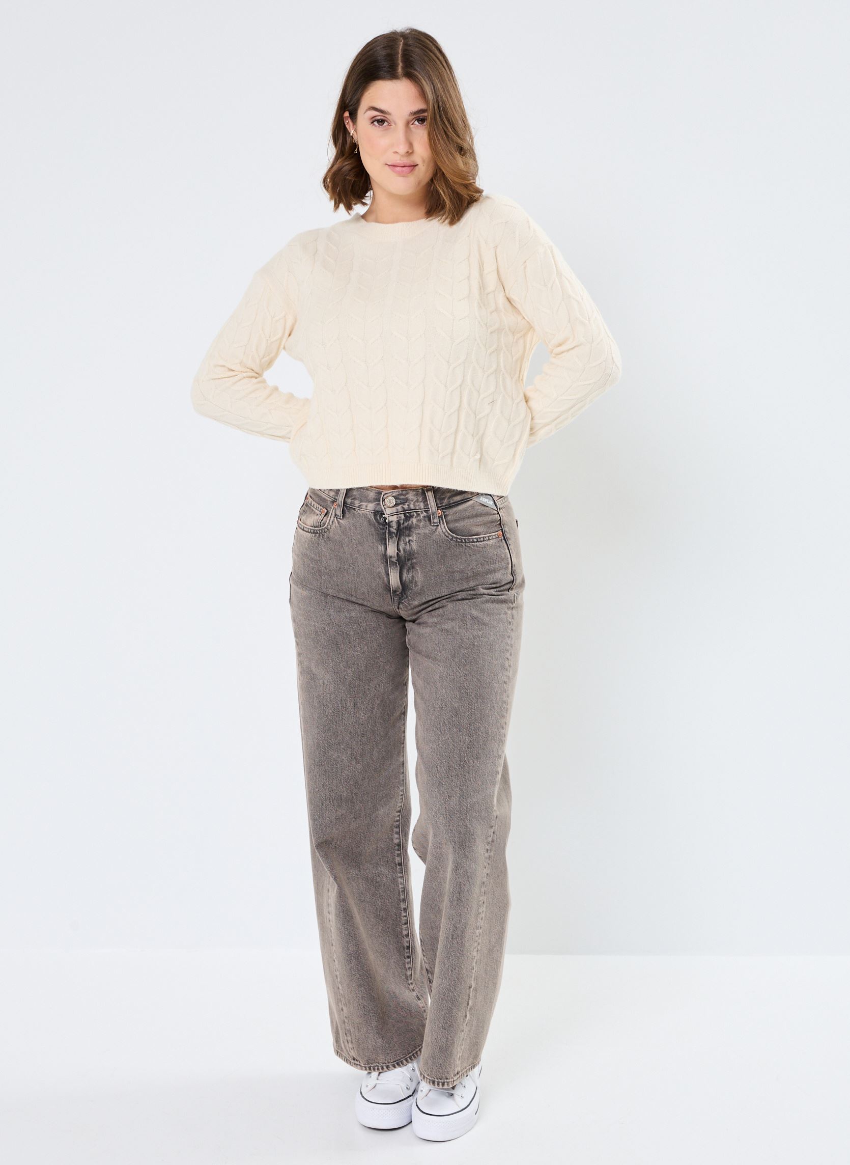 Jerseys VMTILDA LS O-NECK 2WAY PULLOVER GA BOO mujer beige Vero Moda Jerseys VMTILDA LS O-NECK 2WAY PULLOVER GA BOO mujer beige BIRCH