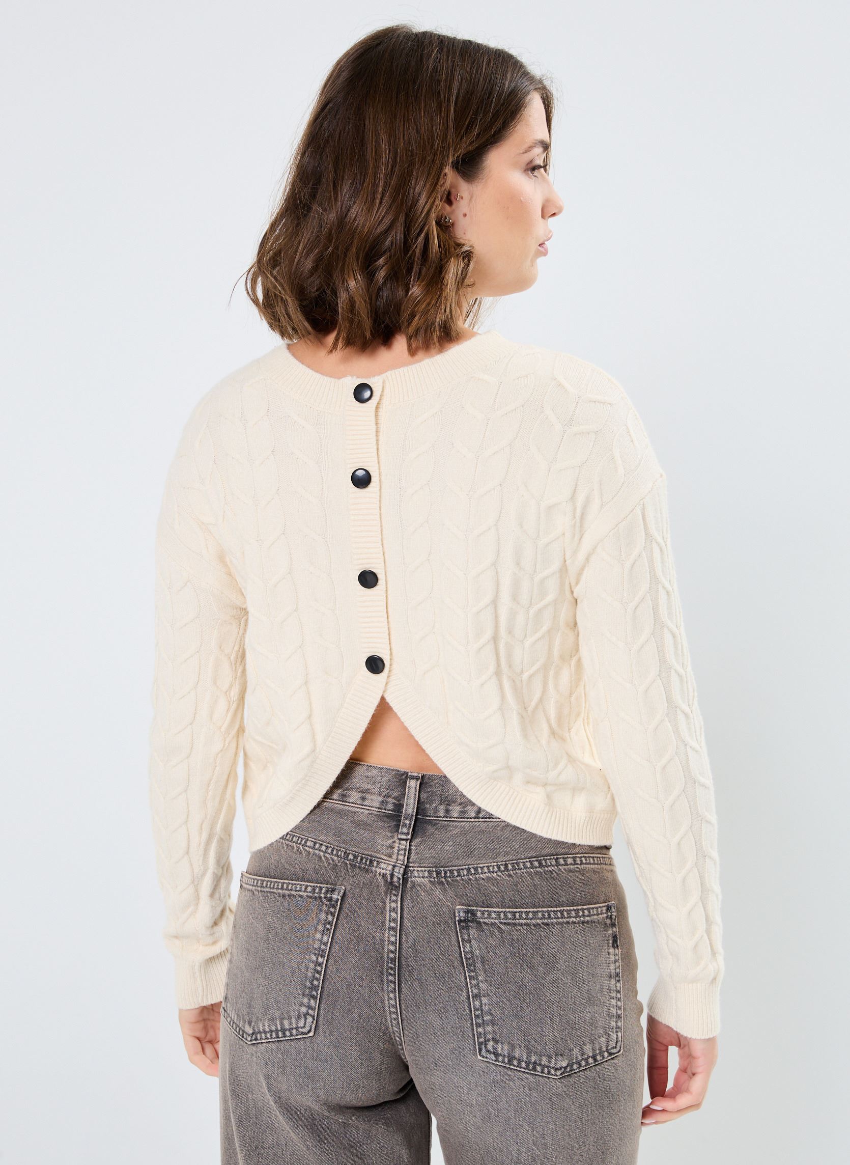 Jerseys VMTILDA LS O-NECK 2WAY PULLOVER GA BOO mujer beige Vero Moda Jerseys VMTILDA LS O-NECK 2WAY PULLOVER GA BOO mujer beige BIRCH