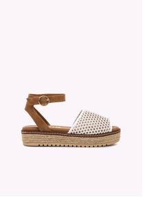 Sandales Sandales compensées Femme MTNG AMELIE marron femme beige