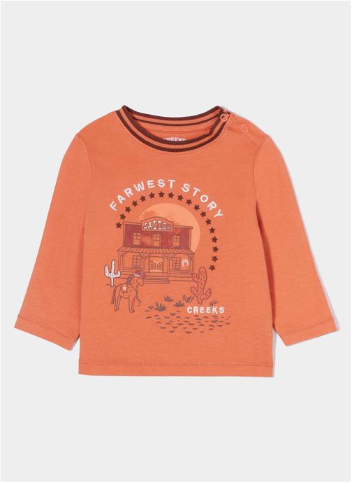 CREEKS Tee-shirts orange