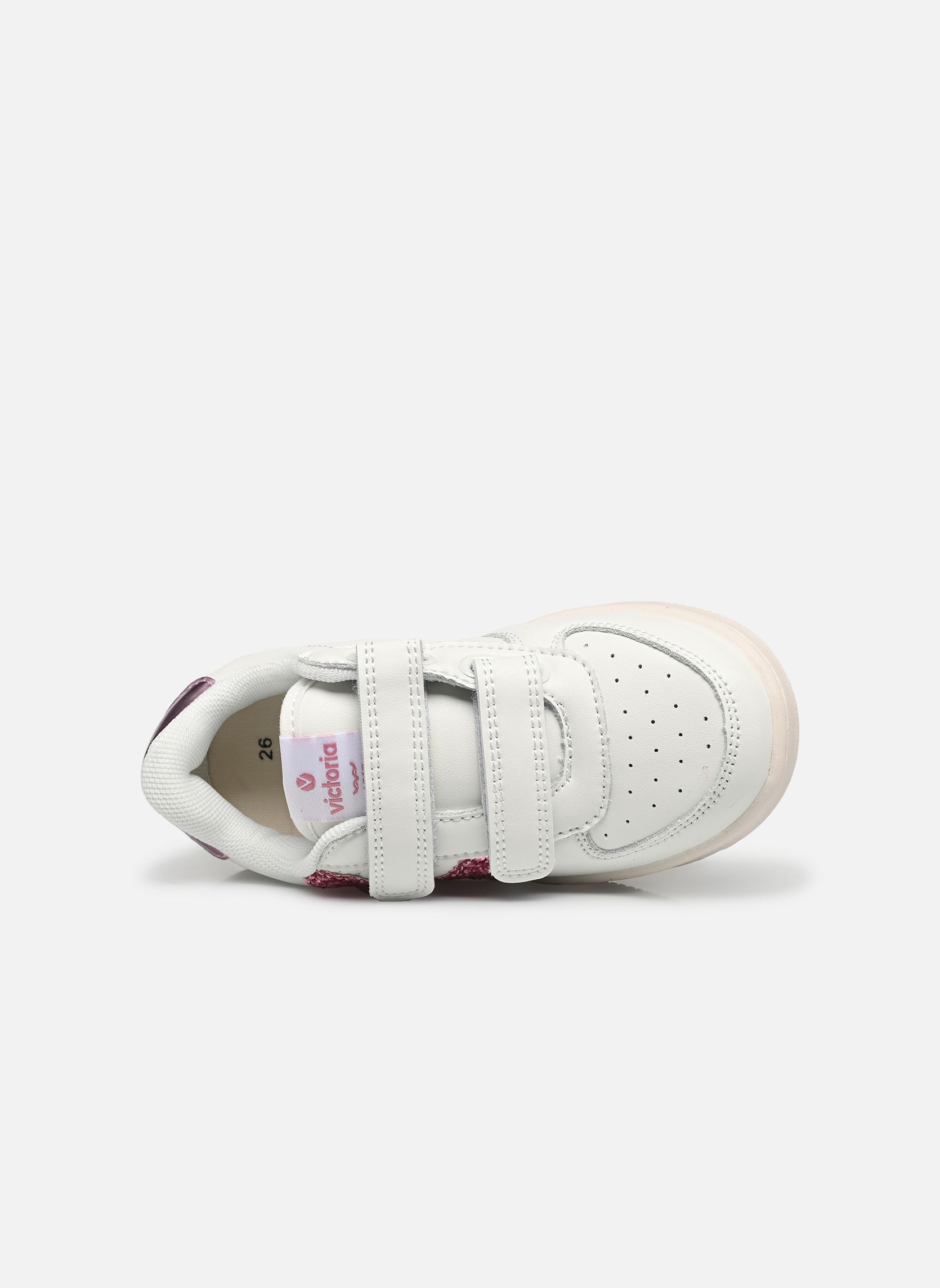 Baskets TIEMPO EFECTO PIEL FANTASIA fille blanc Victoria Baskets TIEMPO EFECTO PIEL FANTASIA fille blanc PETALO