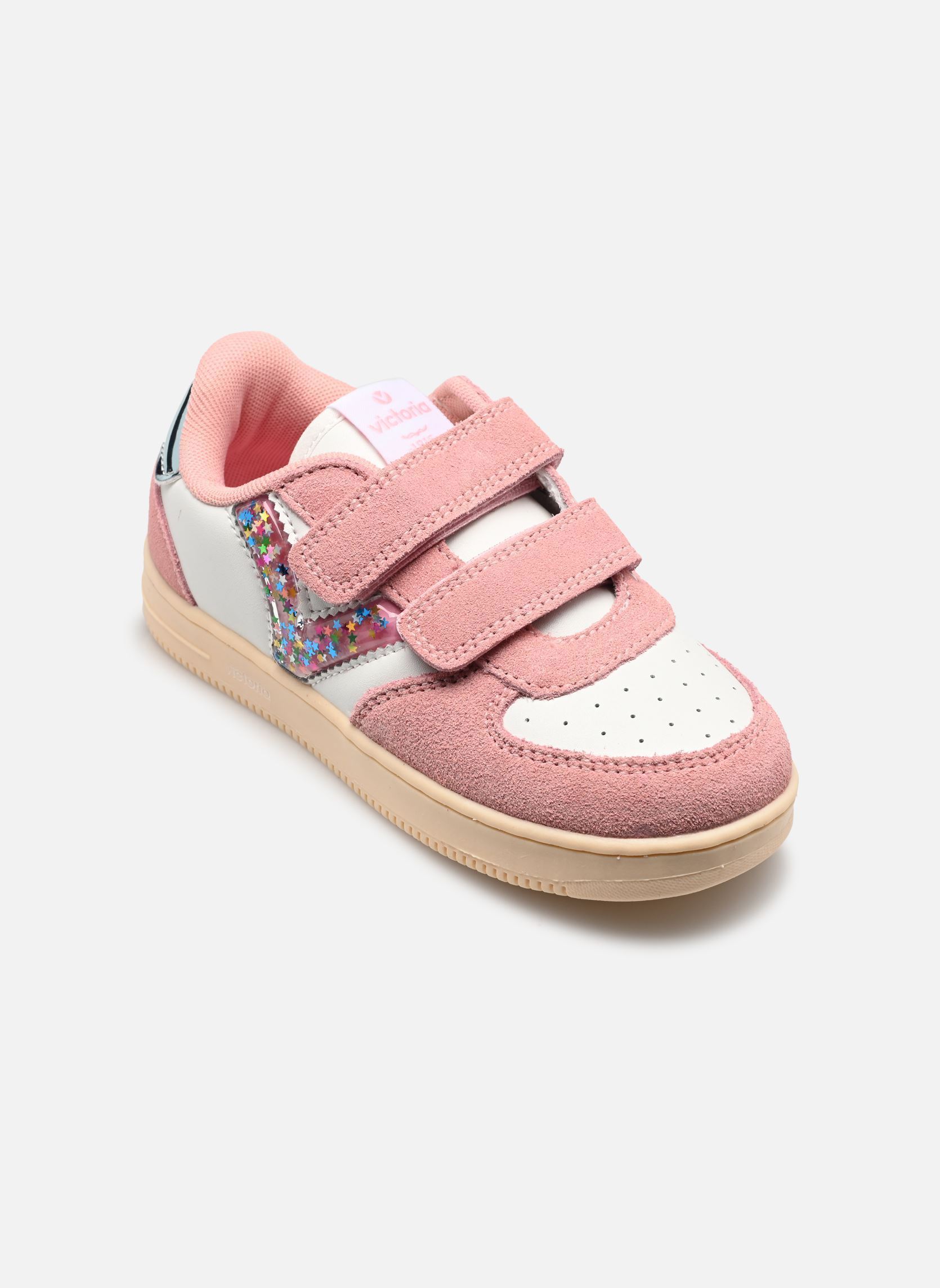 Baskets TIEMPO EFECTO PIEL FANTASIA fille rose Victoria Baskets TIEMPO EFECTO PIEL FANTASIA fille rose ROSA