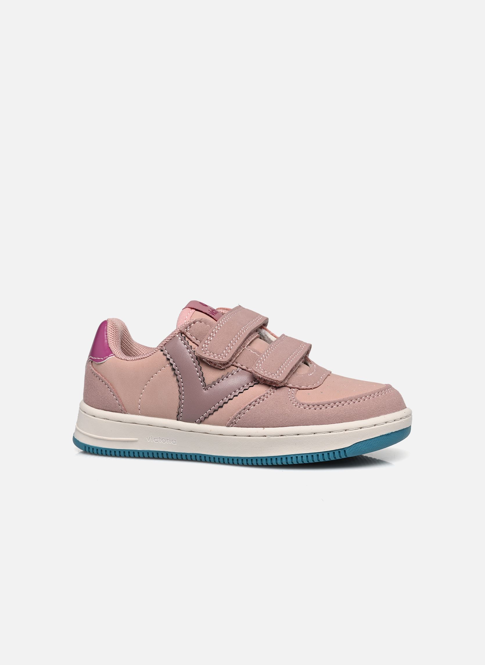 Baskets TIEMPO EFECTO PIEL & SERRAJE fille beige Victoria Baskets TIEMPO EFECTO PIEL & SERRAJE fille beige NUDE