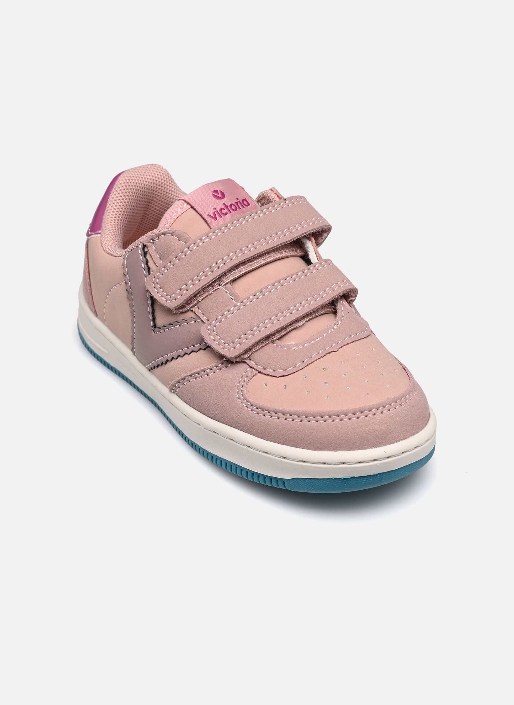 Baskets TIEMPO EFECTO PIEL & SERRAJE fille beige Victoria Baskets TIEMPO EFECTO PIEL & SERRAJE fille beige NUDE