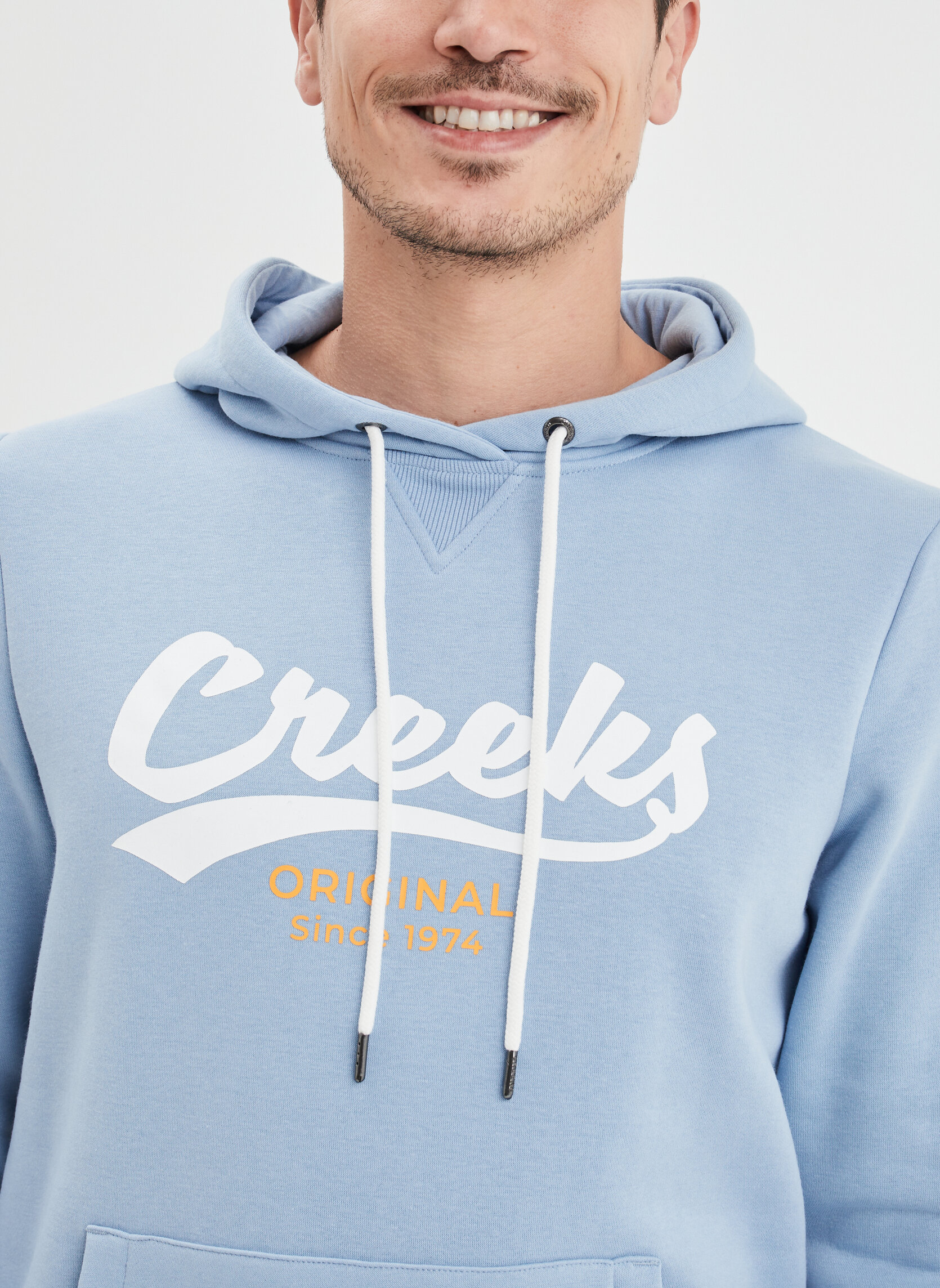 Sweats à capuche CRE1SIMON_ORIGINBLANCJ homme bleu CREEKS Sweats à capuche CRE1SIMON_ORIGINBLANCJ homme bleu Bleu clair