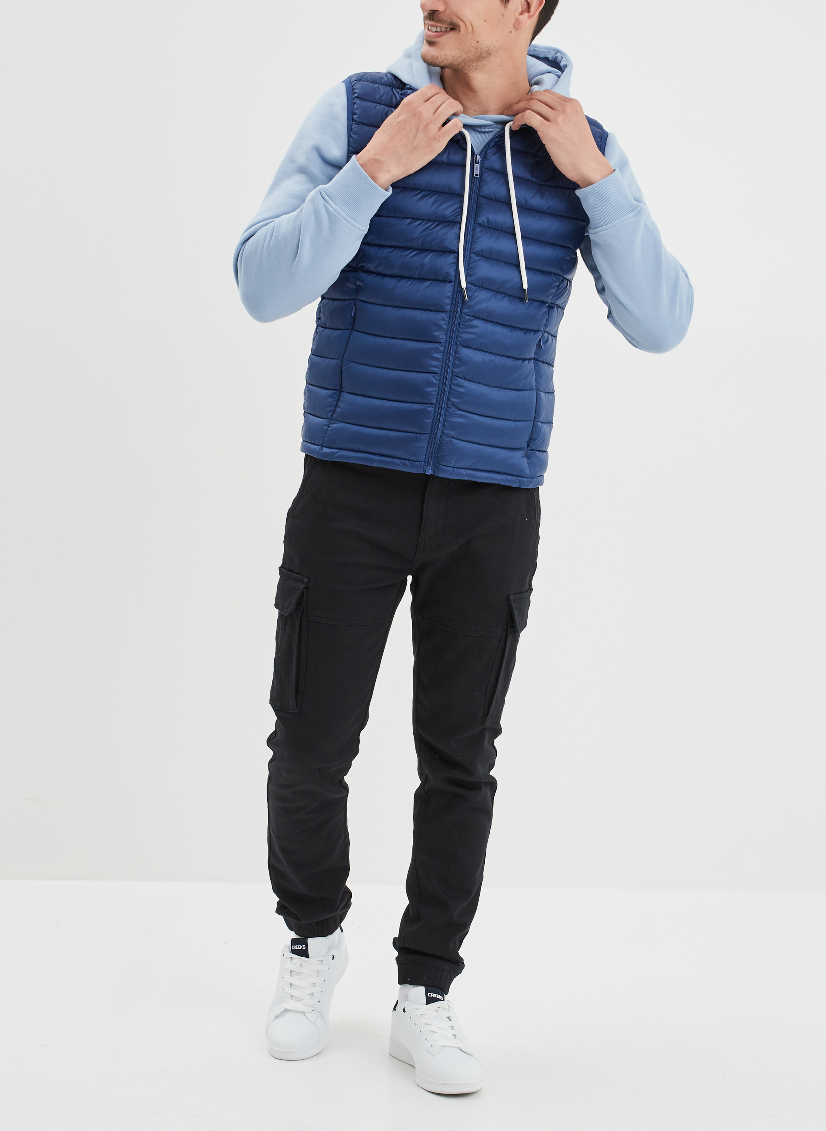 Sweats à capuche CRE1SIMON_ORIGINBLANCJ homme bleu CREEKS Sweats à capuche CRE1SIMON_ORIGINBLANCJ homme bleu Bleu clair