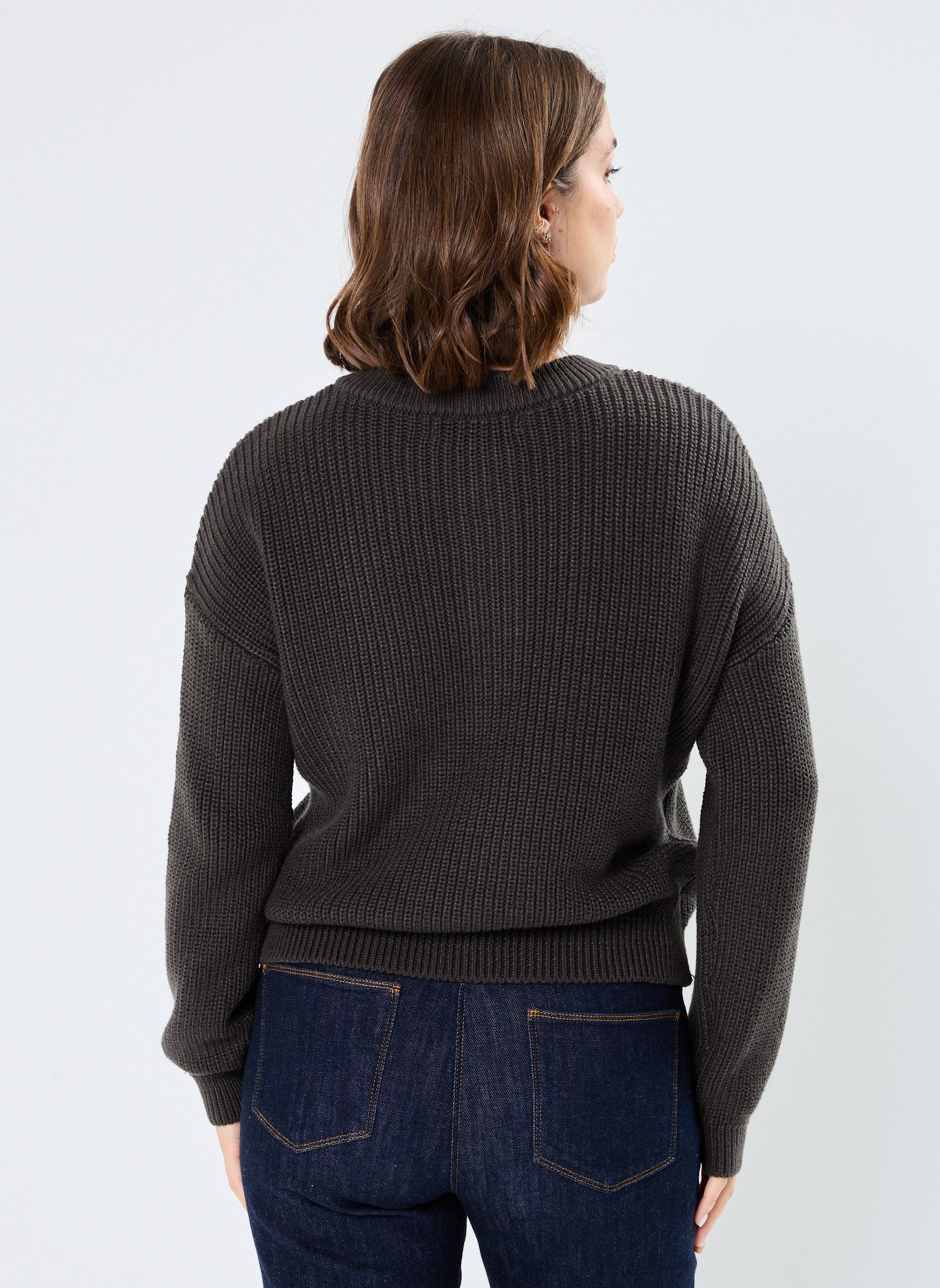 Pullover VMJULIET LS O-NCK BUTTON PULLOVER GA FR damen grün Vero Moda Pullover VMJULIET LS O-NCK BUTTON PULLOVER GA FR damen grün PEAT