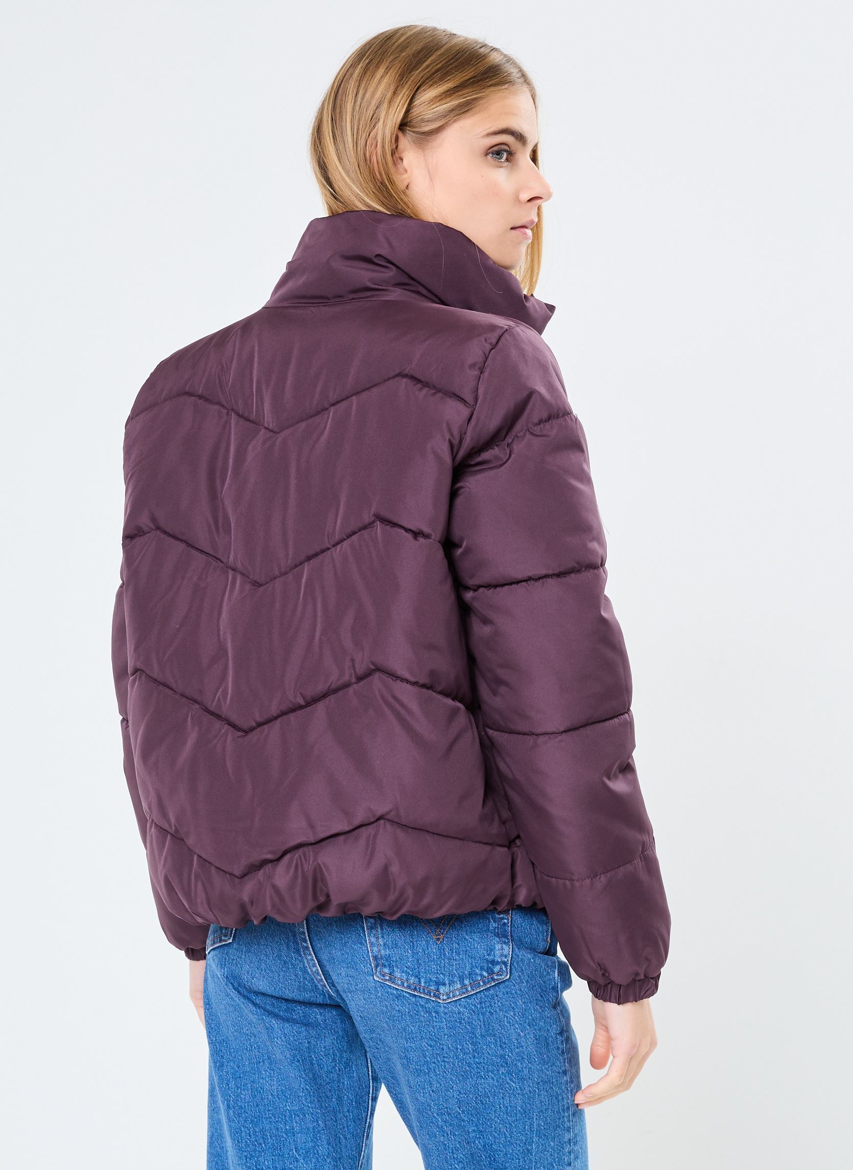 Gewatteerde jassen VMLIGARIO SHORT JACKET BOO dames paars Vero Moda Gewatteerde jassen VMLIGARIO SHORT JACKET BOO dames paars Plum Perfect