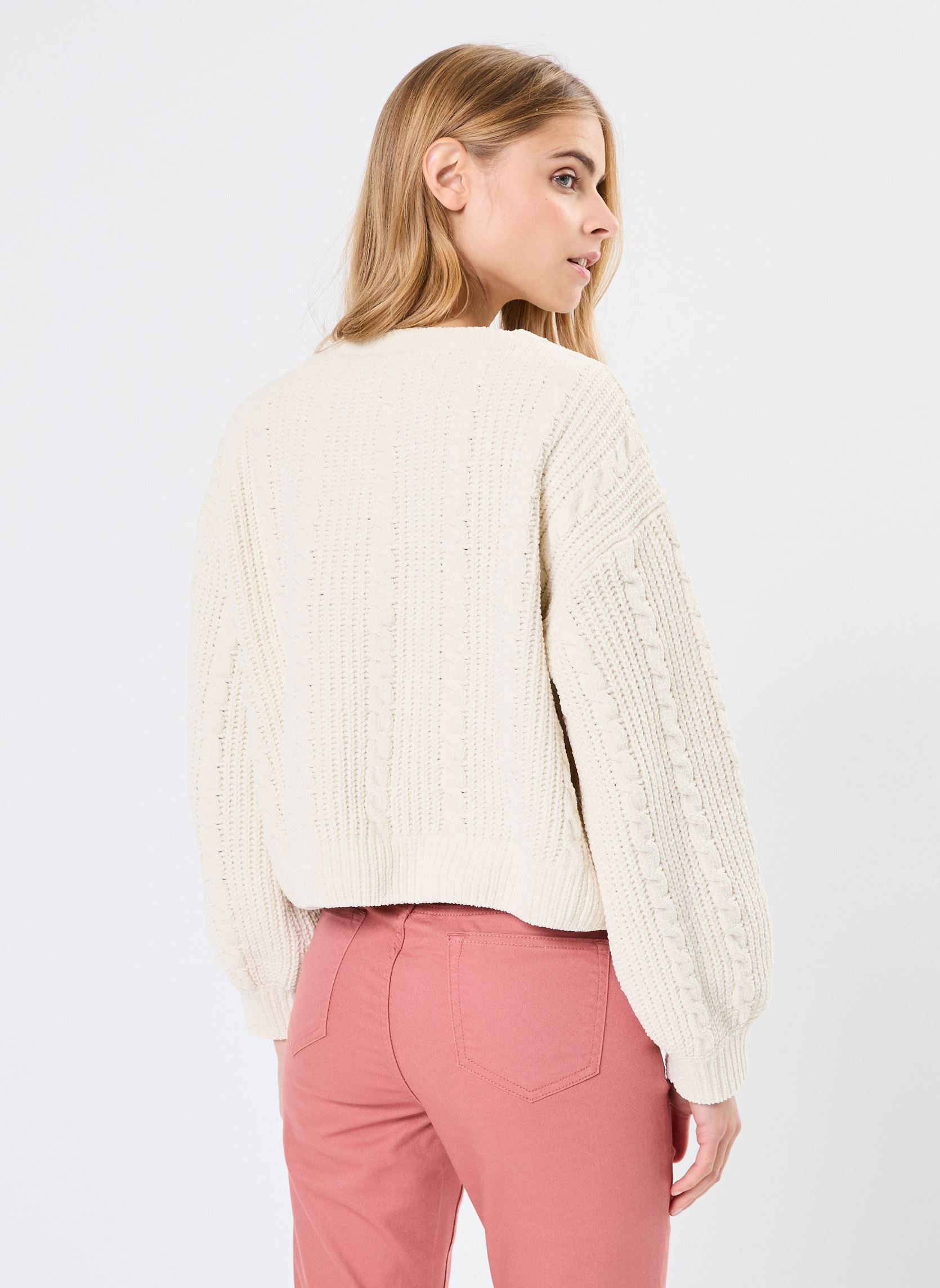 Pullover VMLUELLA LS O-NECK PULLOVER BOO damen beige Vero Moda Pullover VMLUELLA LS O-NECK PULLOVER BOO damen beige Birch