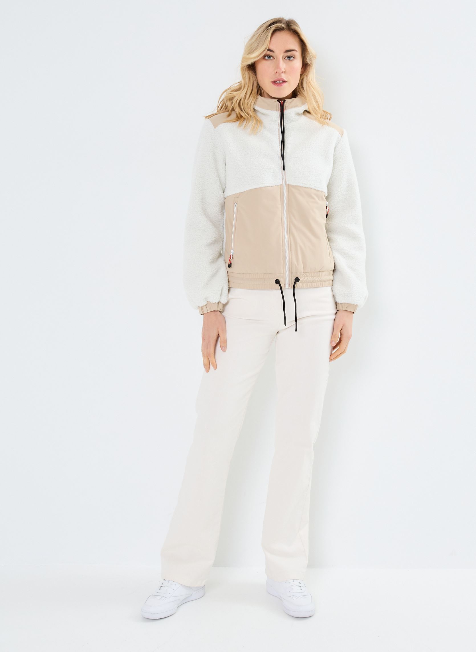 Fleece truien ERIE dames wit Icepeak Fleece truien ERIE dames wit Blanc Casse