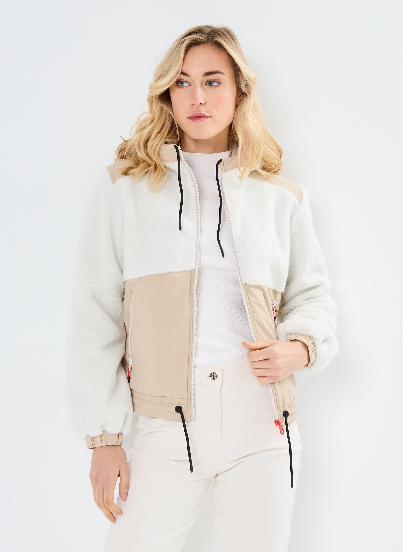 Fleece truien ERIE dames wit Icepeak Fleece truien ERIE dames wit Blanc Casse