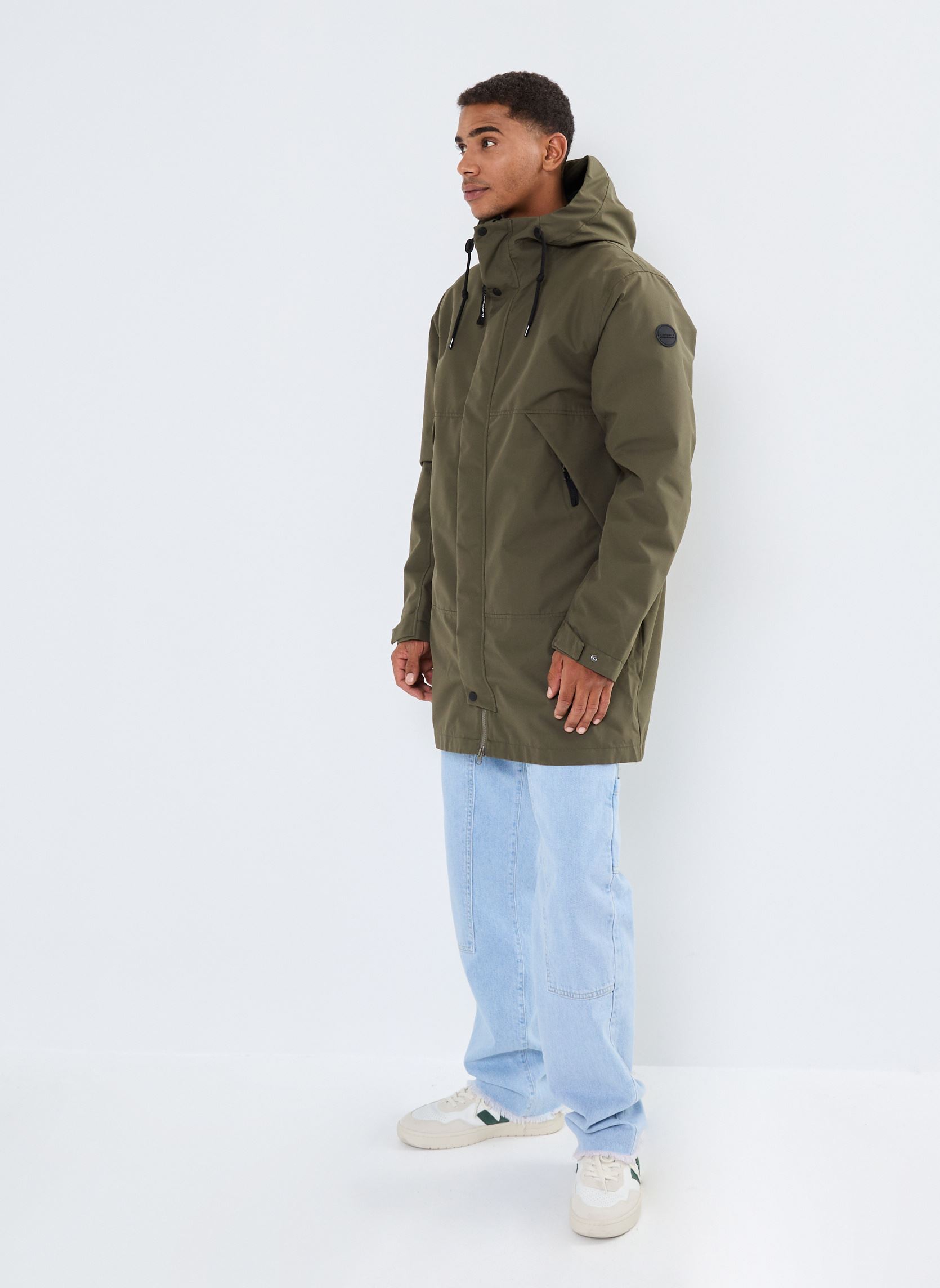 Manteaux classiques AIKAS homme vert Icepeak Manteaux classiques AIKAS homme vert Olive Fonce