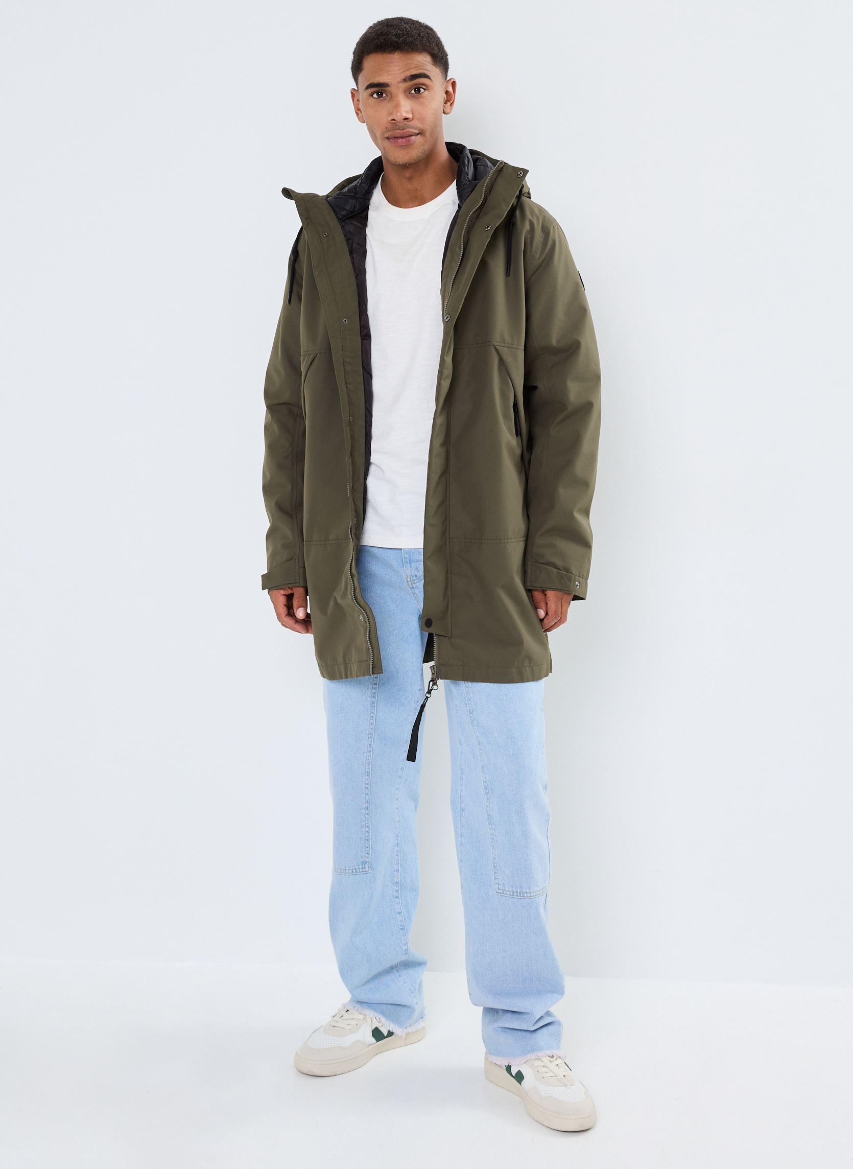 Manteaux classiques AIKAS homme vert Icepeak Manteaux classiques AIKAS homme vert Olive Fonce