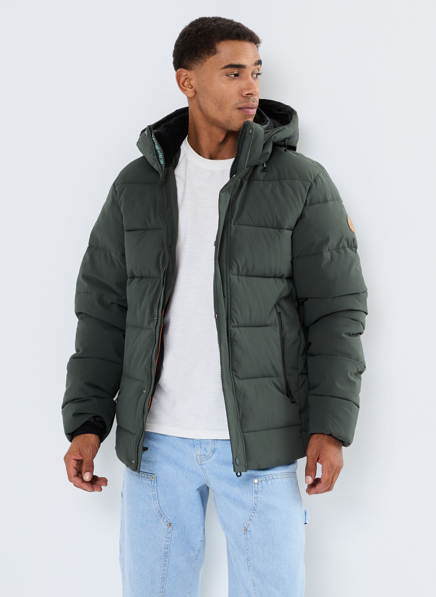 Doudounes BIXBY homme vert Icepeak Doudounes BIXBY homme vert Vert Fonce