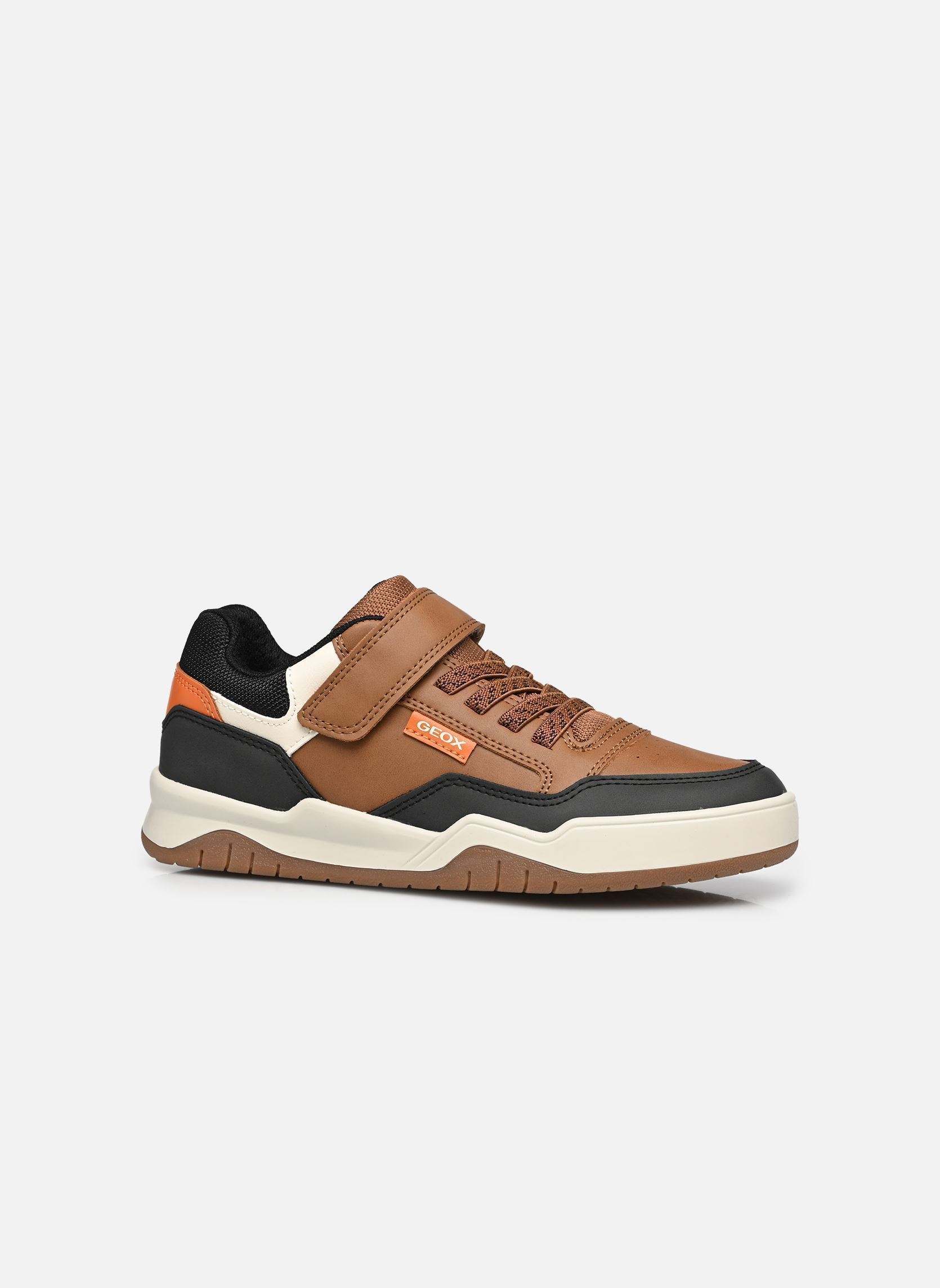 Baskets basses J Perth Boy E garçon marron Geox Baskets basses J Perth Boy E garçon marron LT BROWN