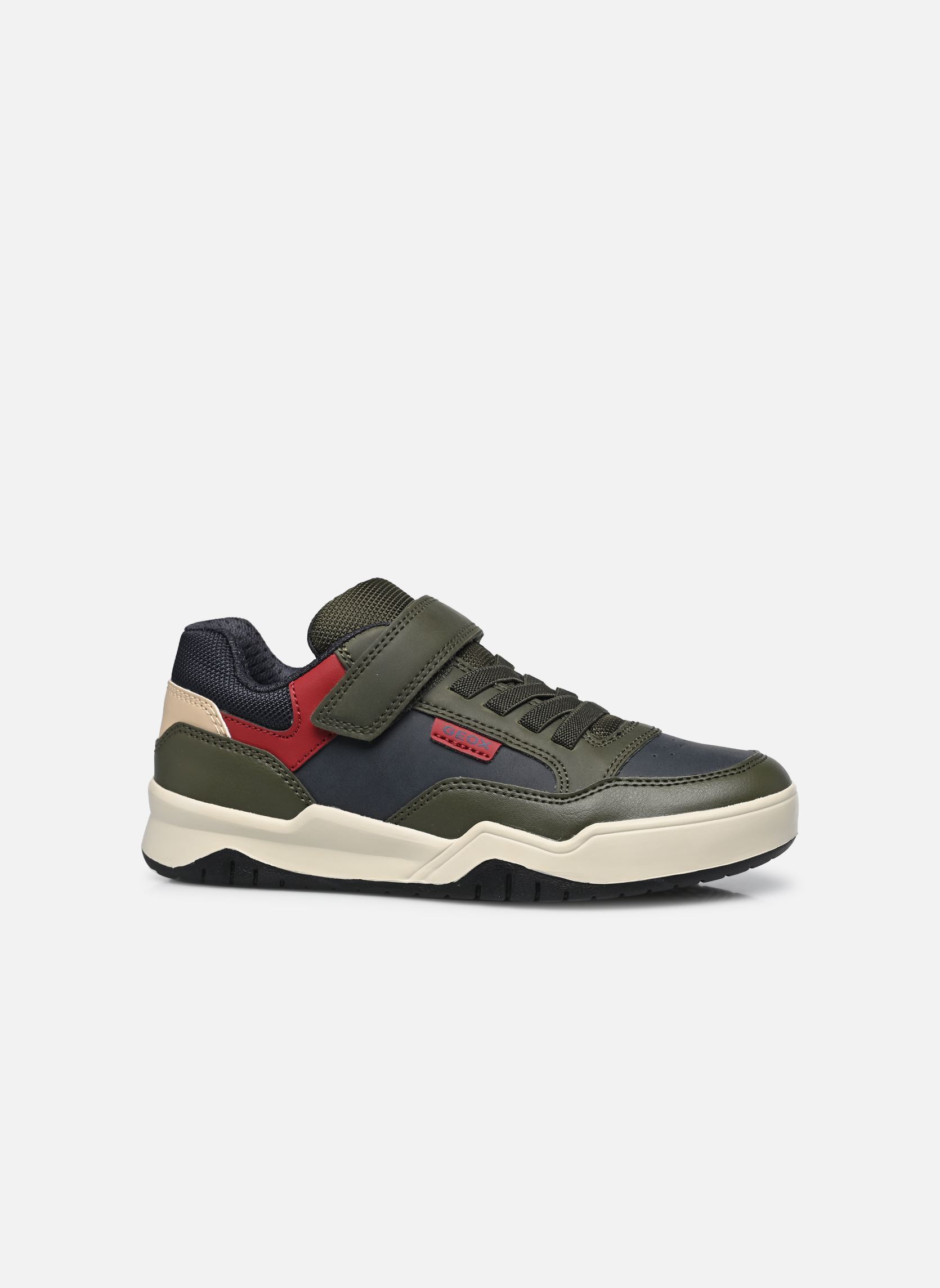 Baskets basses J Perth Boy E vert Geox Baskets basses J Perth Boy E vert MILITARY/NAVY
