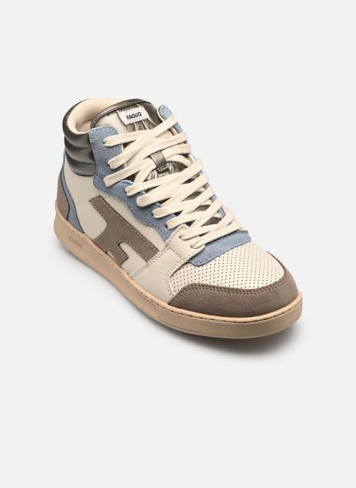 Faguo Baskets montantes HAZEL MID BASKETS LEATHER SUEDE W femme beige