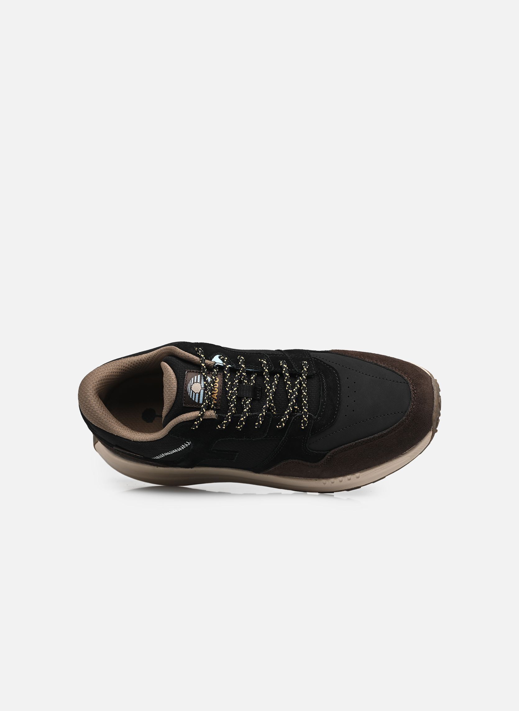 Baskets LIMWOOD RUNNING LEATHER SUEDE M homme noir Faguo Baskets LIMWOOD RUNNING LEATHER SUEDE M homme noir Black/Dark Brown