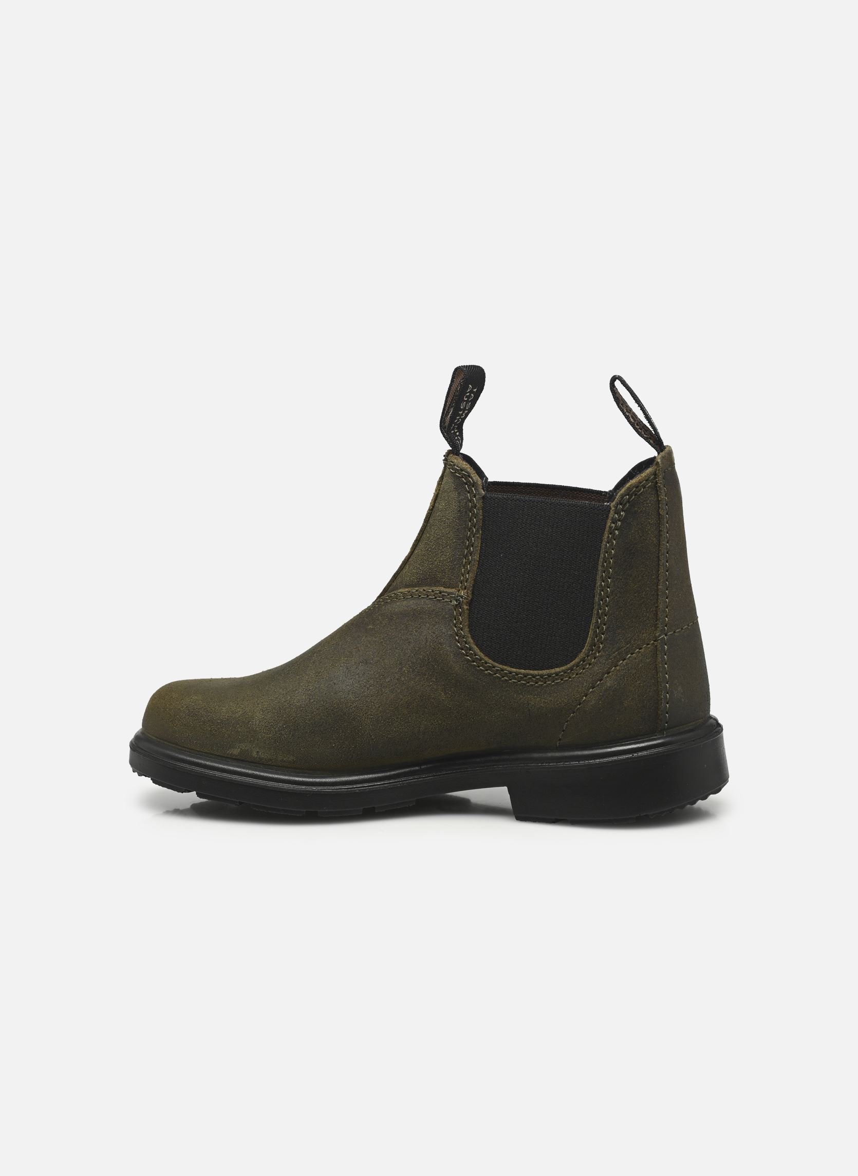 Bottines Kids Chelsea Boots 2496 vert Blundstone Bottines Kids Chelsea Boots 2496 vert WAXED SUEDE DARK OLIVE