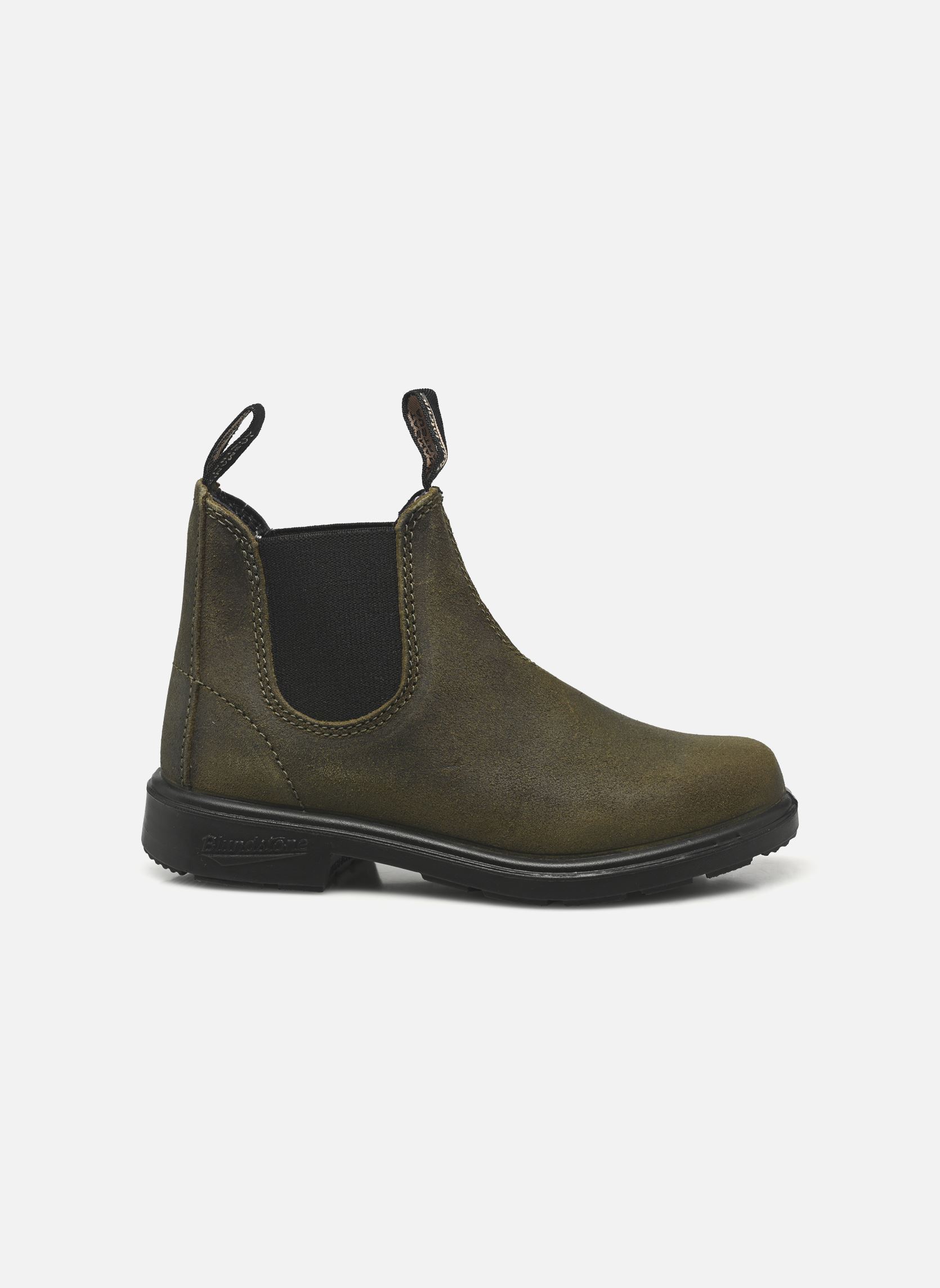 Bottines Kids Chelsea Boots 2496 vert Blundstone Bottines Kids Chelsea Boots 2496 vert WAXED SUEDE DARK OLIVE