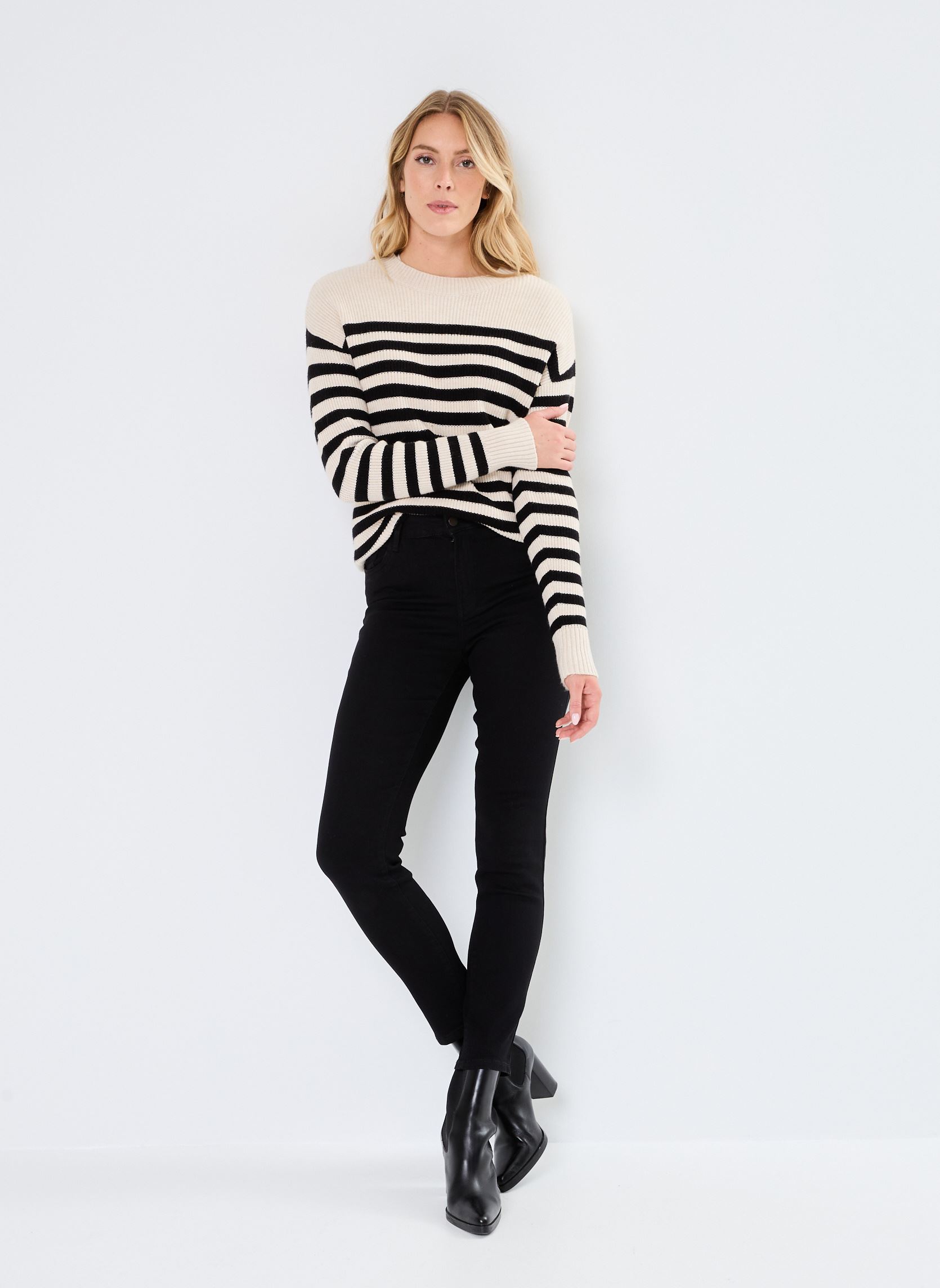 Jeans slim et skinny PALMIRRA-SLIM jean femme noir Georgia Rose Jeans slim et skinny PALMIRRA-SLIM jean femme noir DENIM BLACK