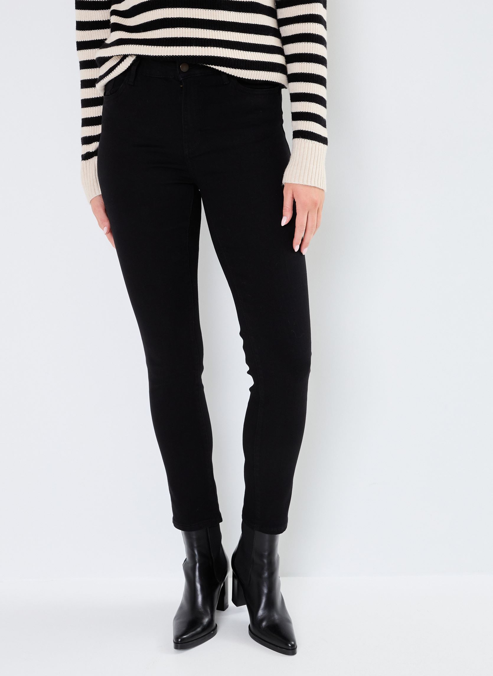 Jeans slim et skinny PALMIRRA-SLIM jean femme noir Georgia Rose Jeans slim et skinny PALMIRRA-SLIM jean femme noir DENIM BLACK