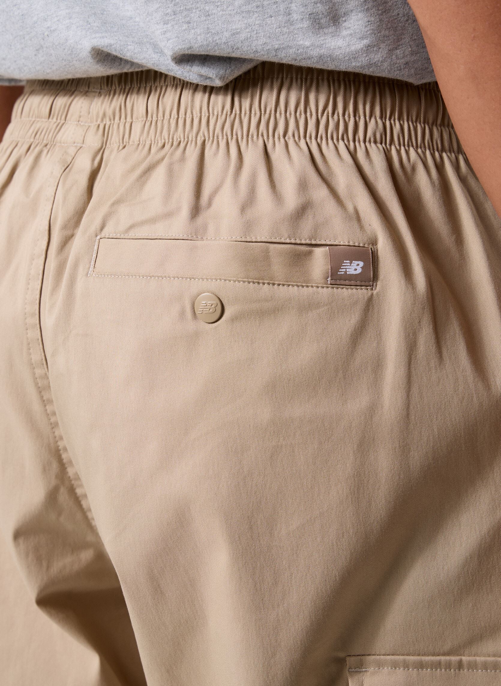 Pantalon cargo coupe straight en coton stretch homme beige taupe Pantalon cargo coupe straight en coton stretch homme beige taupe