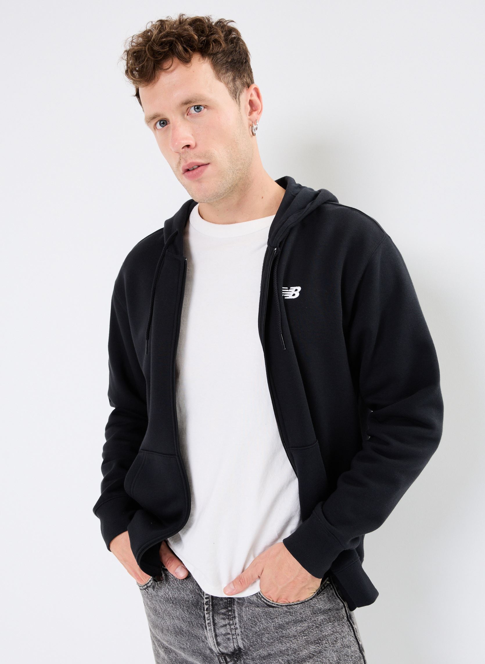 Vêtements New Balance Sport Essentials Logo Fleece Full Zip pour Accessoires Vêtements New Balance Sport Essentials Logo Fleece Full Zip pour Accessoires