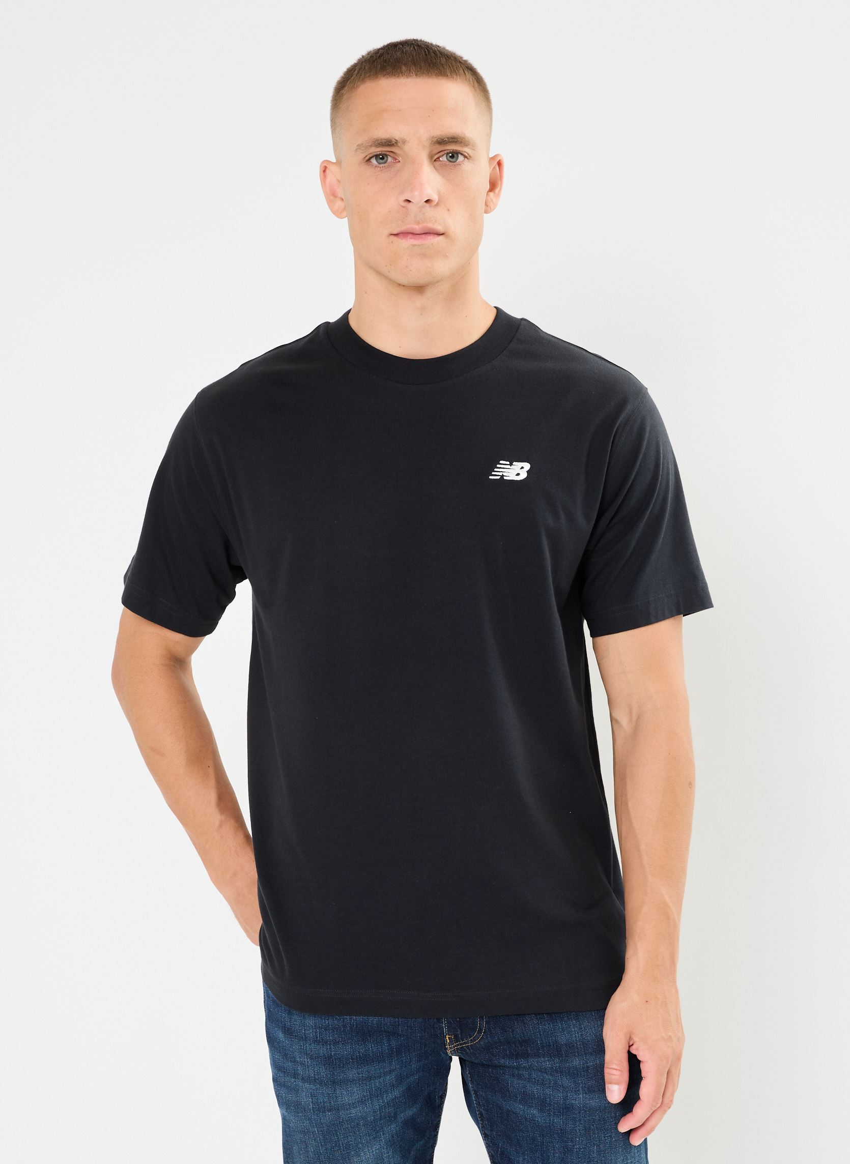 T shirt New Balance SMALL LOGO JERSEY TEE EU - vue 8