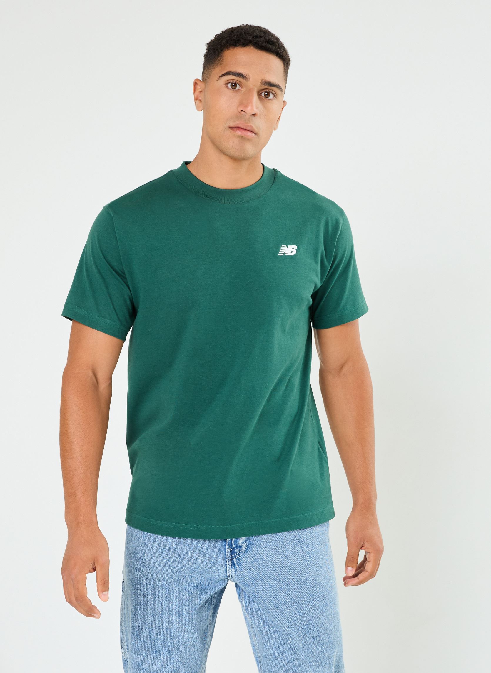 T shirt New Balance SMALL LOGO JERSEY TEE EU - vue 10