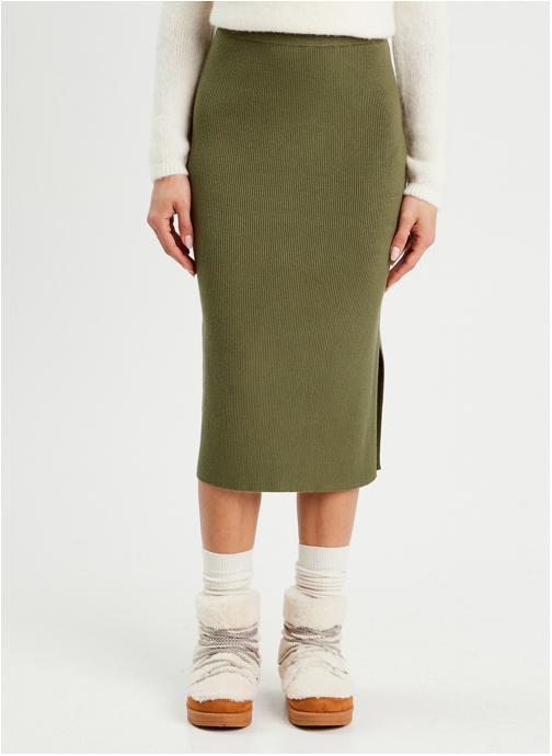 Cache Cache Jupes mi-longues JUCHOMIDI femme vert