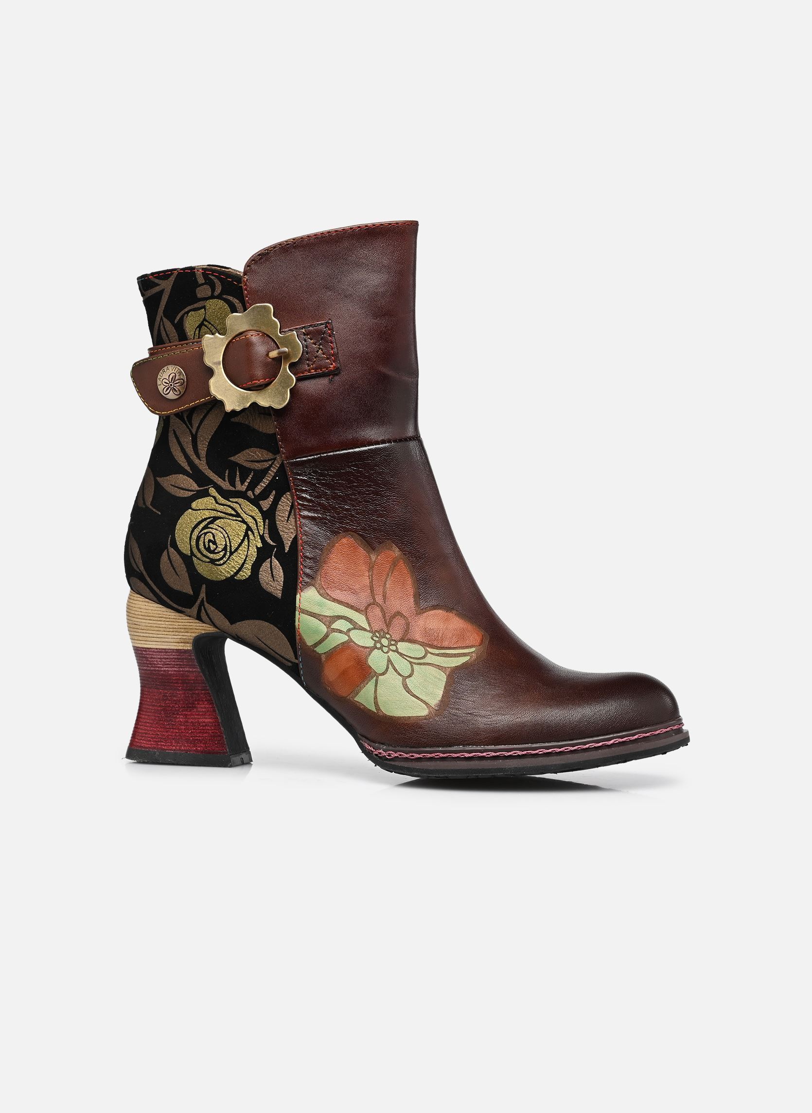 Niedrige Ankle Boots ELEAO 02 damen braun Laura Vita Niedrige Ankle Boots ELEAO 02 damen braun CHOCO